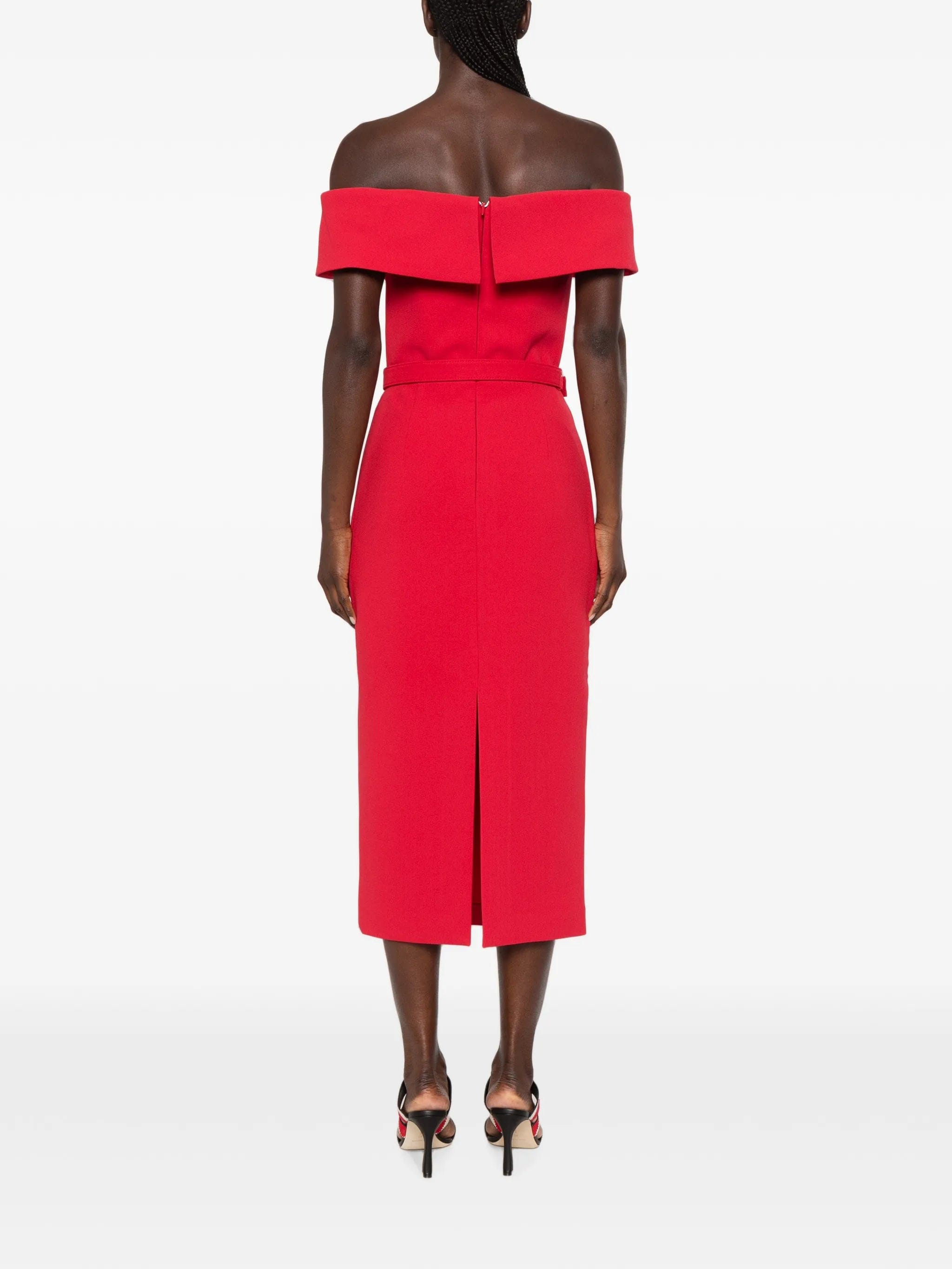 Rebecca Vallance Precious off - shoulder midi dress