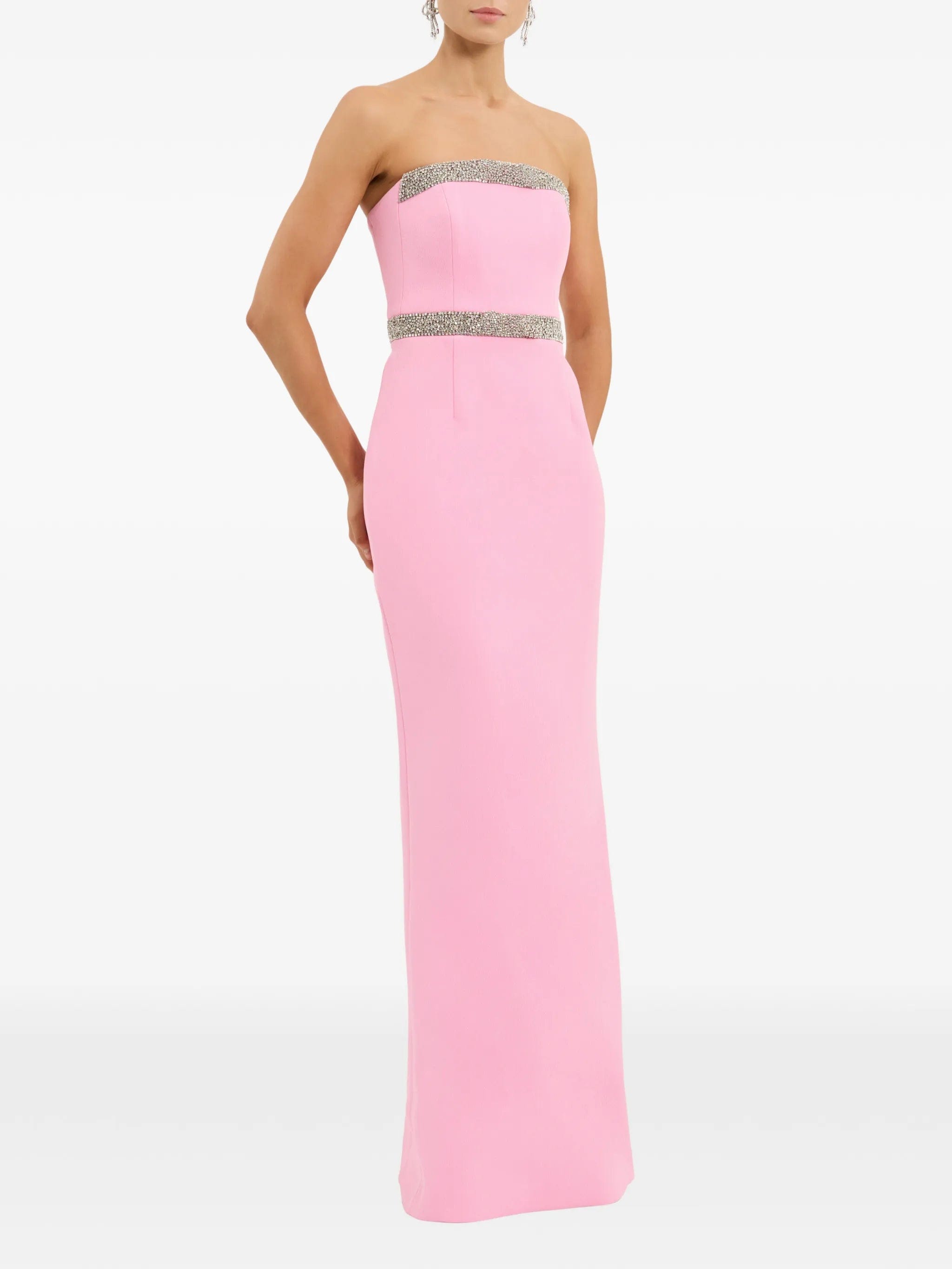 Rebecca Vallance Precious crystal - embellished strapless gown
