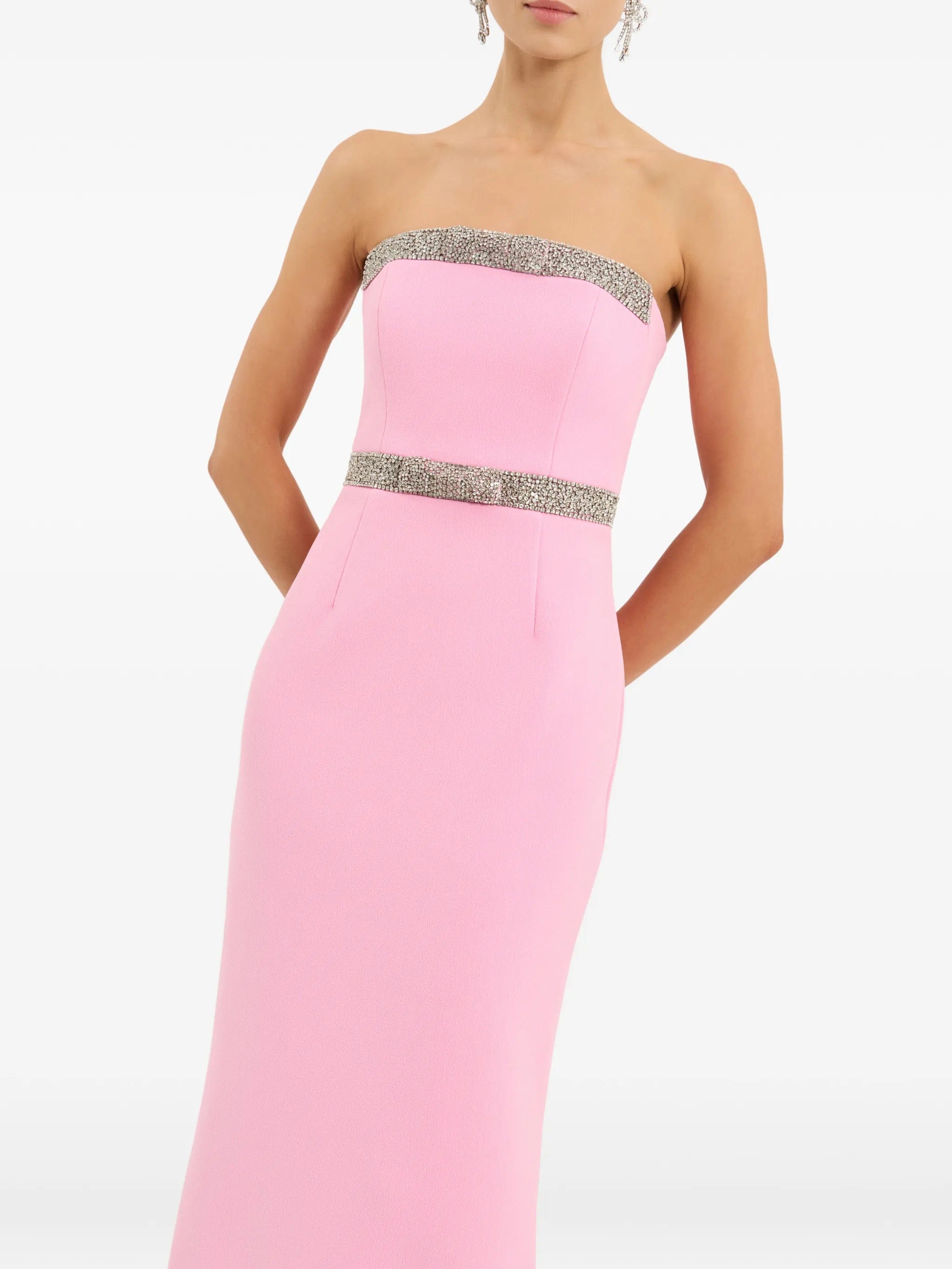 Rebecca Vallance Precious crystal - embellished strapless gown