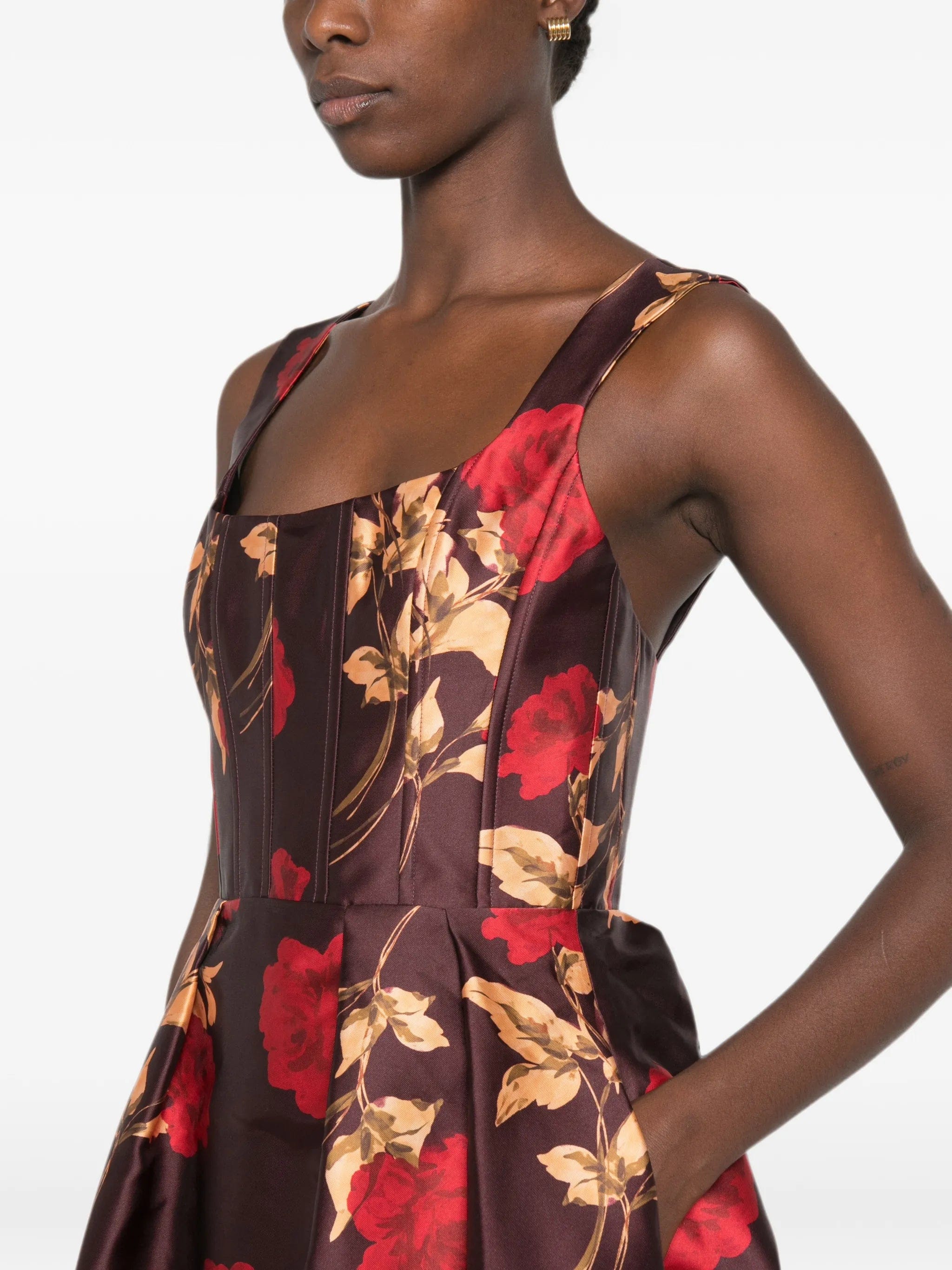 Rebecca Vallance Melora floral - print maxi dress