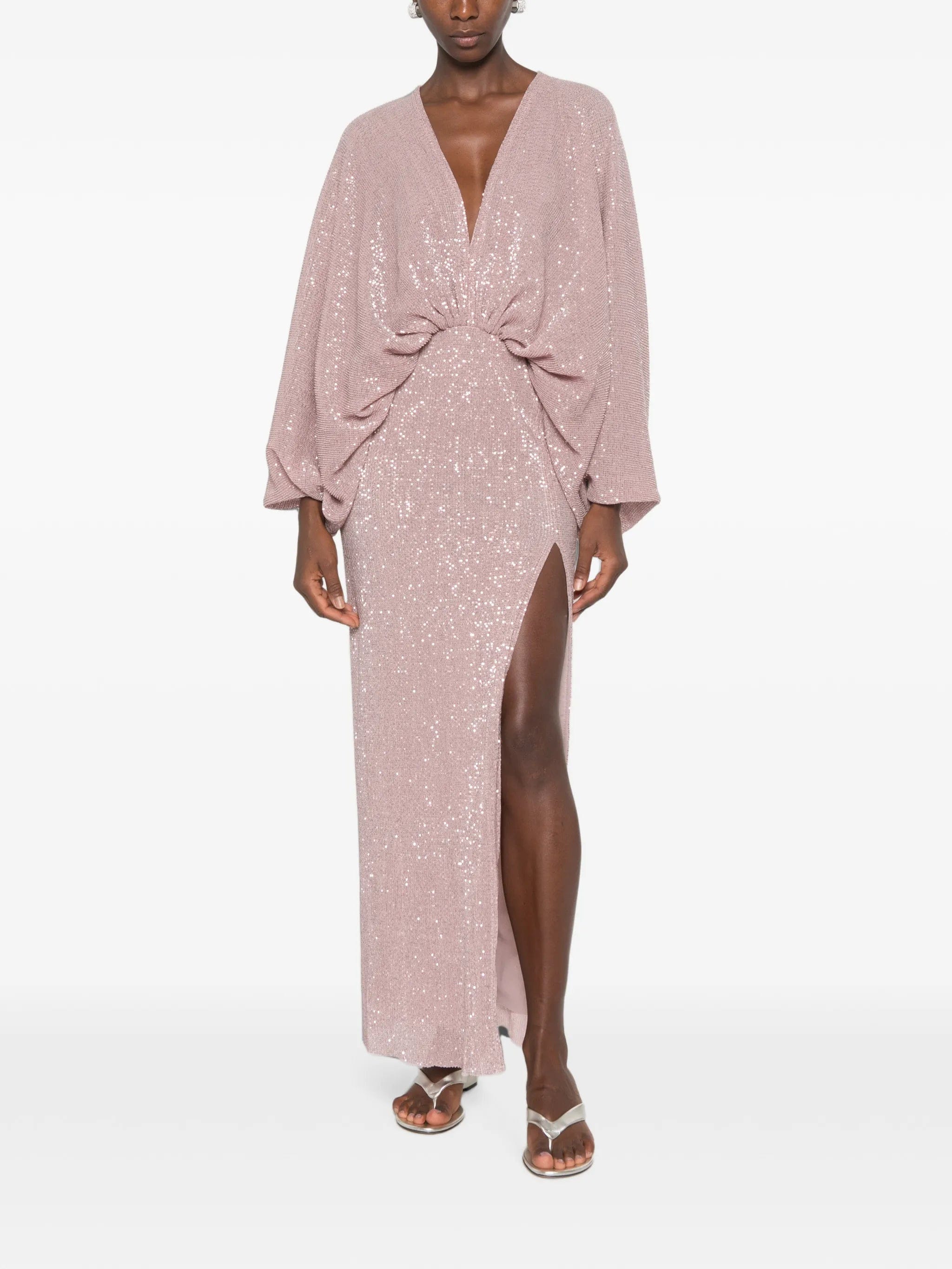 L'IDÉE Paradiso sequin - embellished maxi dress