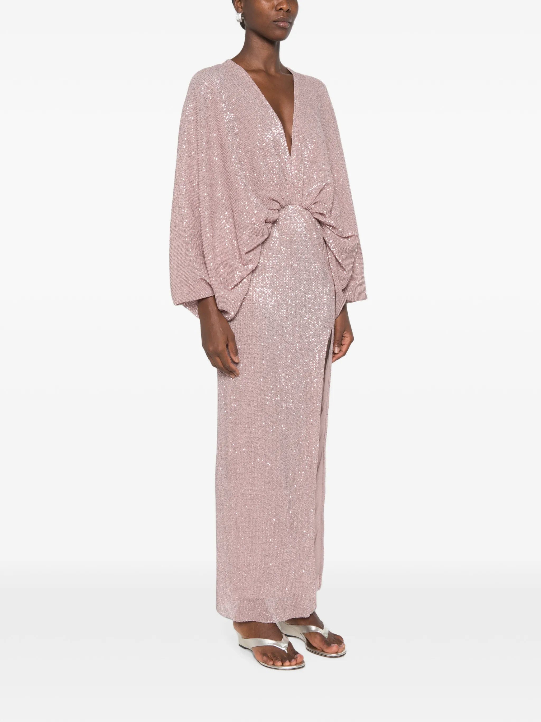 L'IDÉE Paradiso sequin - embellished maxi dress