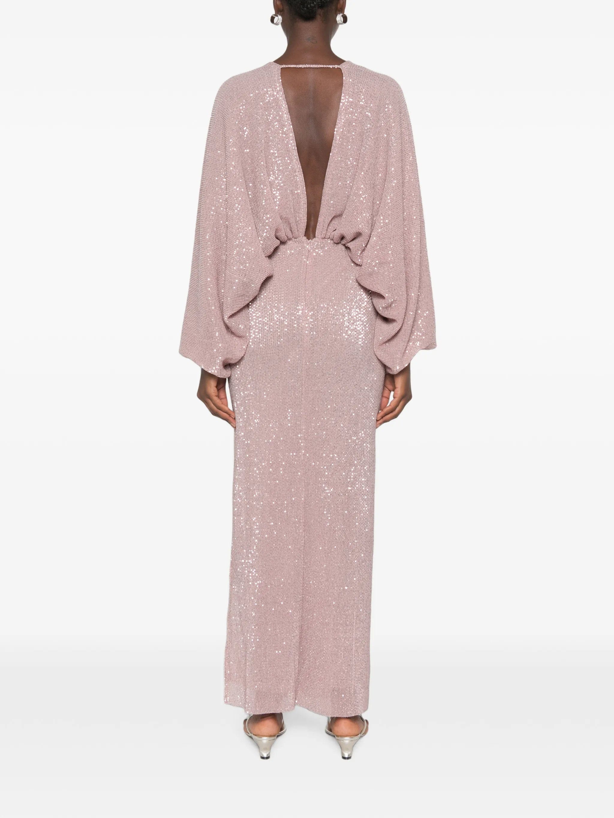 L'IDÉE Paradiso sequin - embellished maxi dress