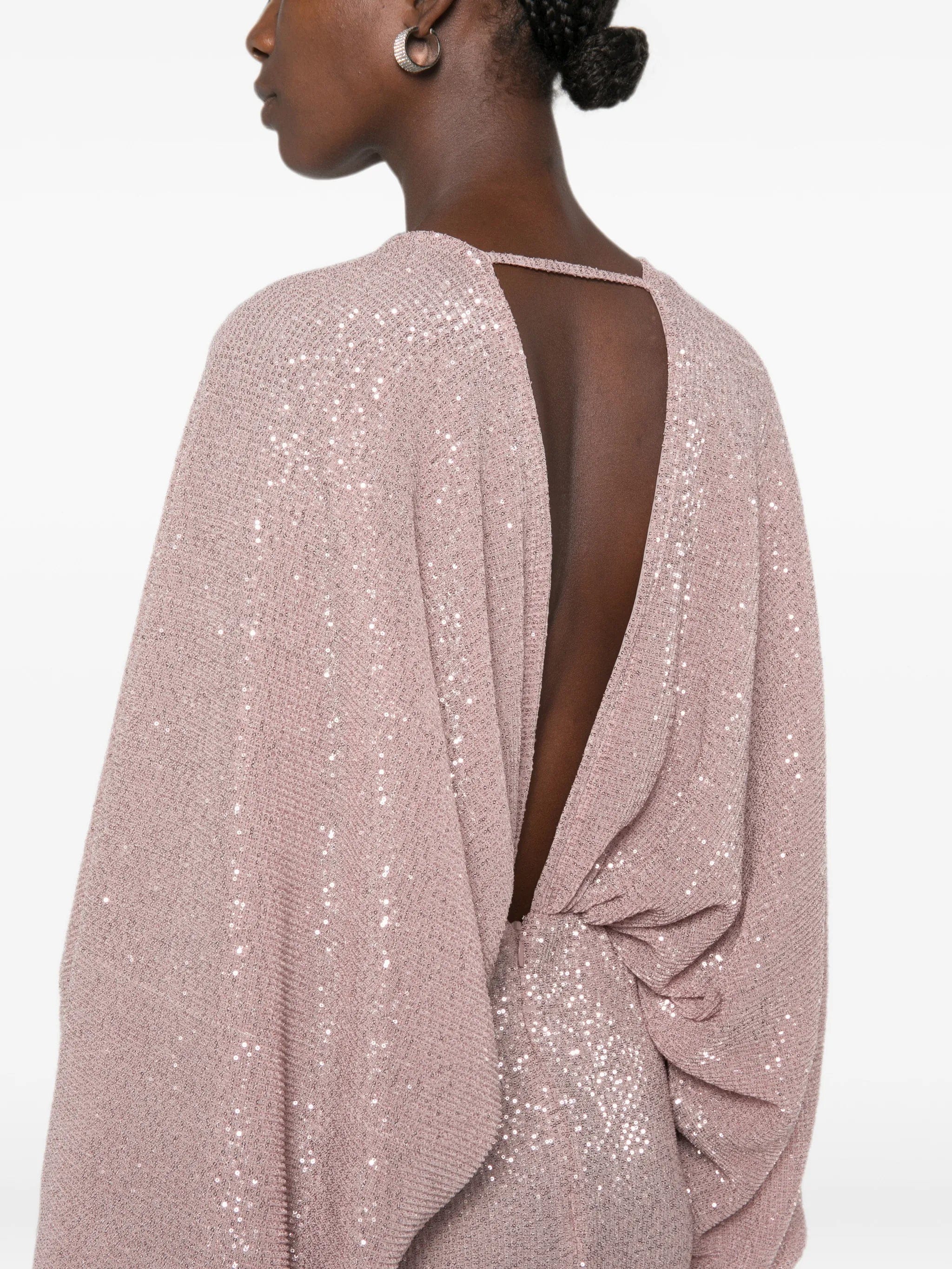 L'IDÉE Paradiso sequin - embellished maxi dress