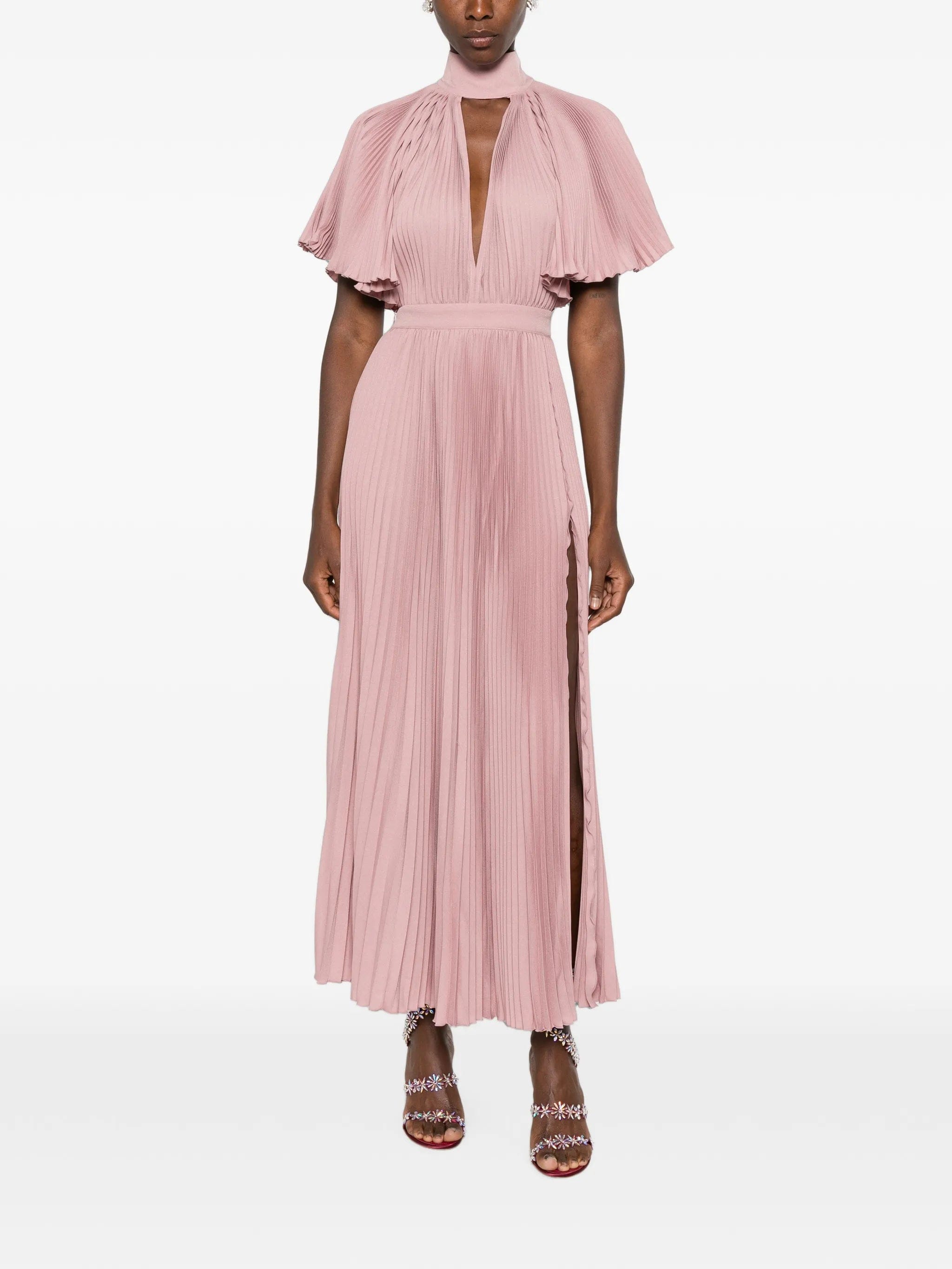 L'IDÉE Anais pleated midi dress