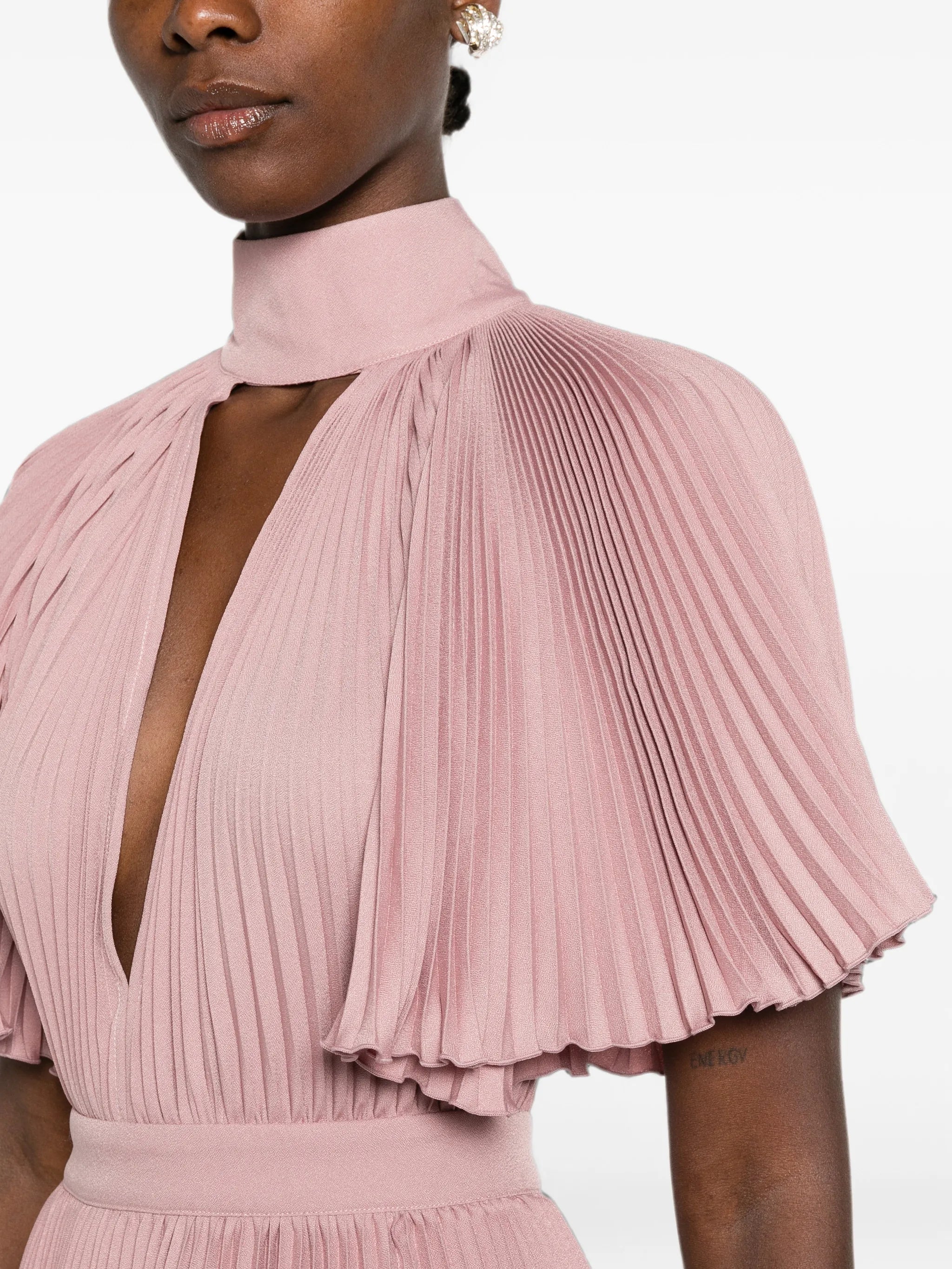 L'IDÉE Anais pleated midi dress