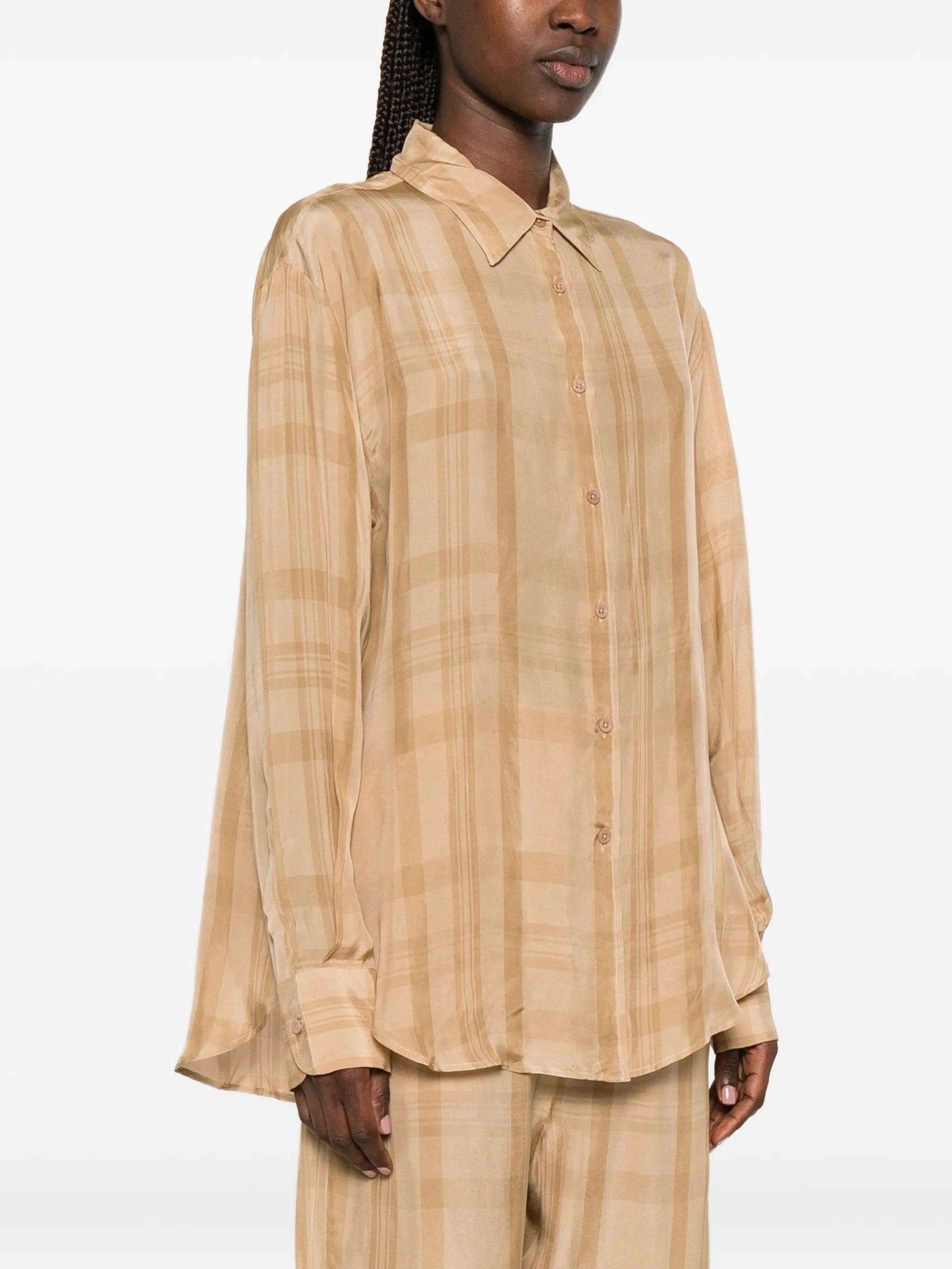 The Frankie Shop Peri check - pattern shirt
