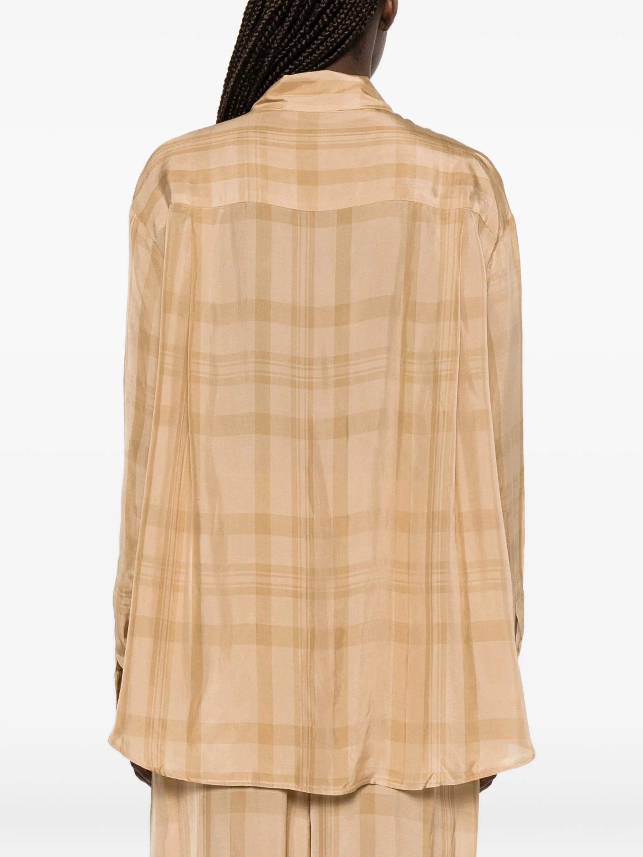 The Frankie Shop Peri check - pattern shirt