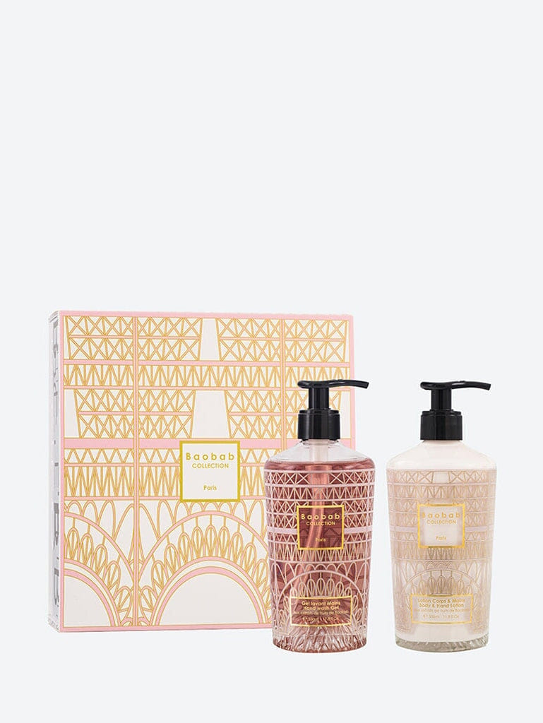 Baobab Gift box paris body and hand lotion - hand wash gel