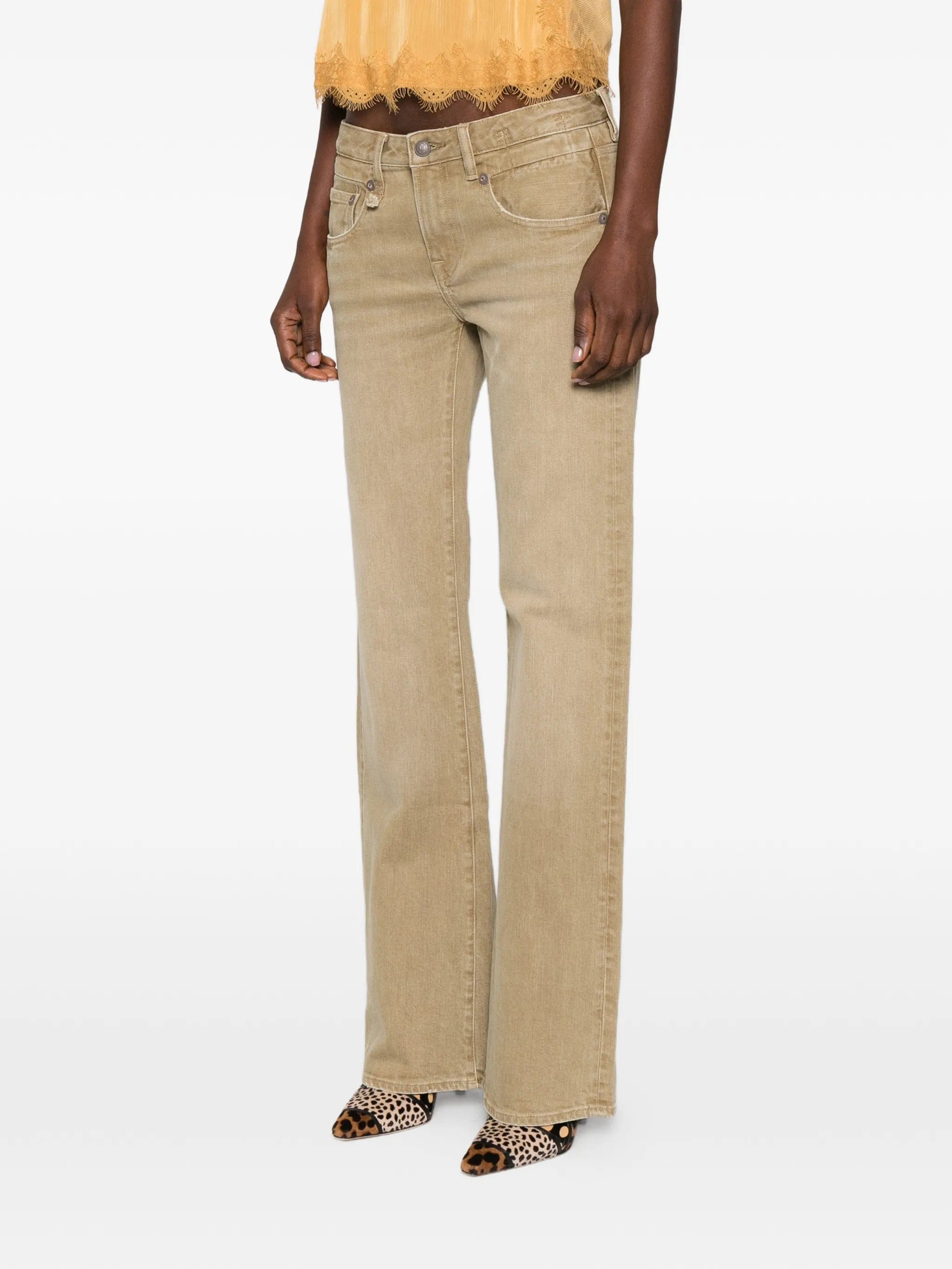 R13 Boy five - pocket flared jeans