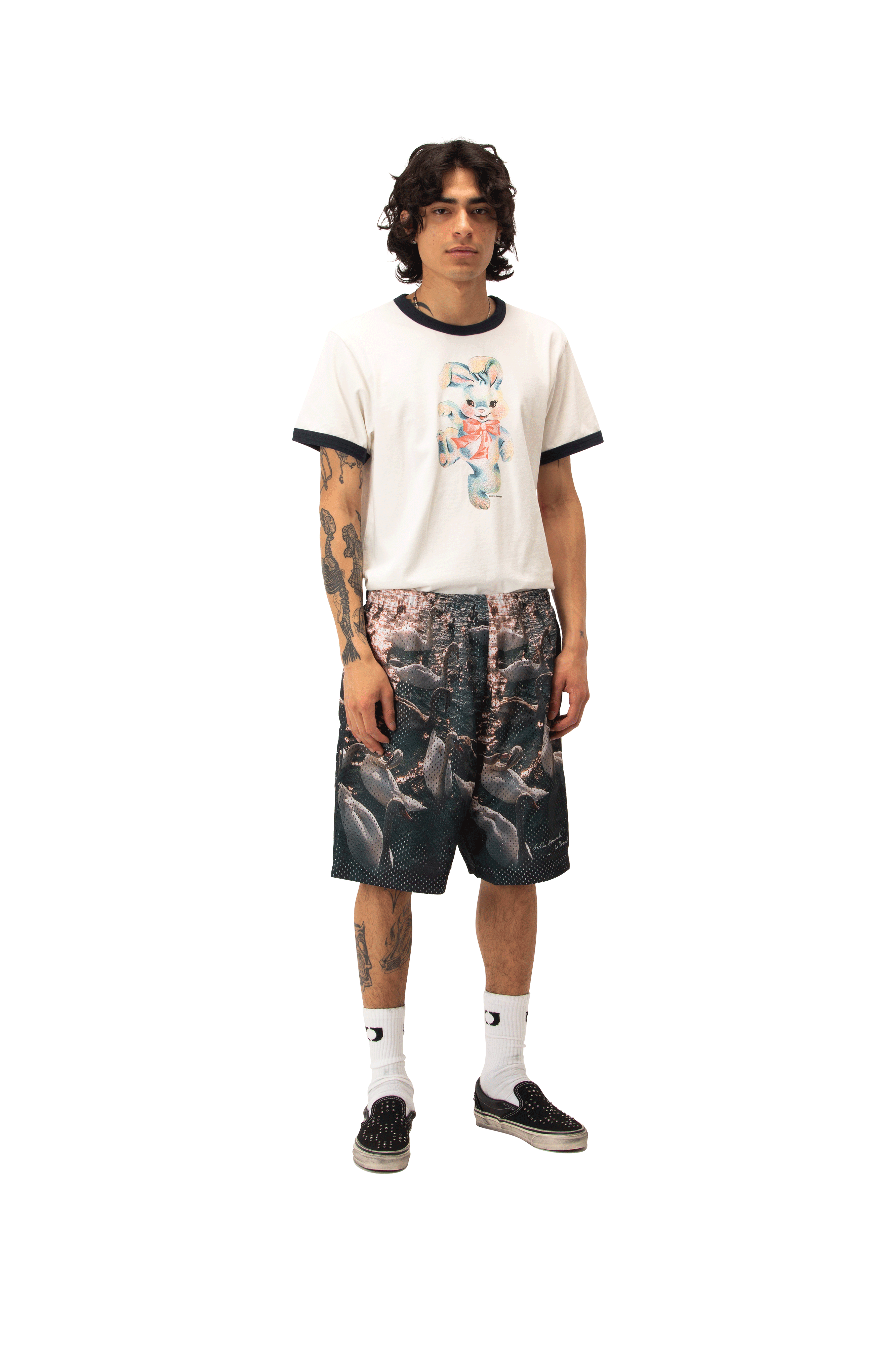 Rassvet Swan Mesh Short Woven