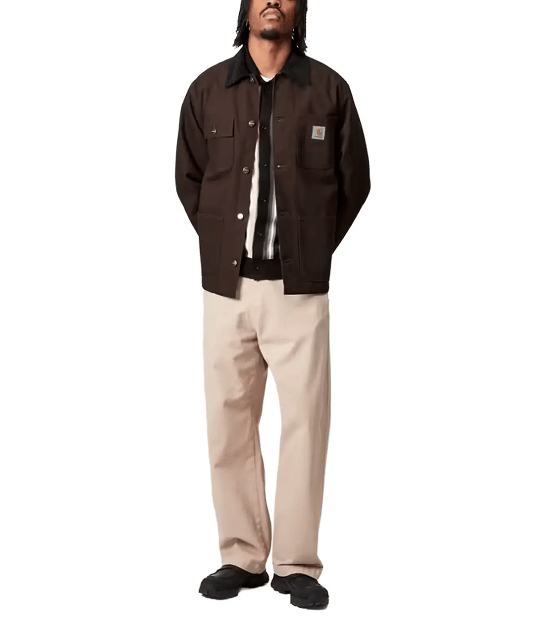 Carhartt | MICHIGAN COAT { TOBACCO/BLACK /RIGID
