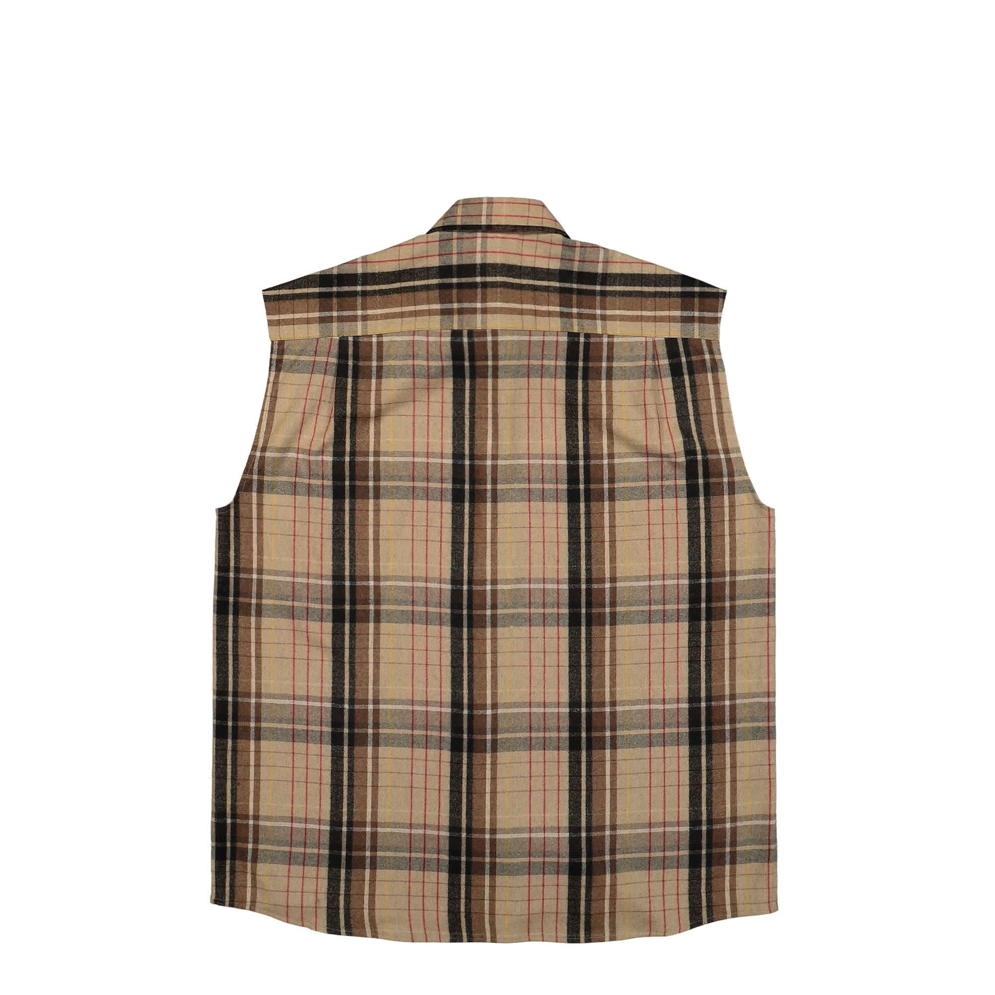 Vtmnts Flannel Sleeveless Shirt