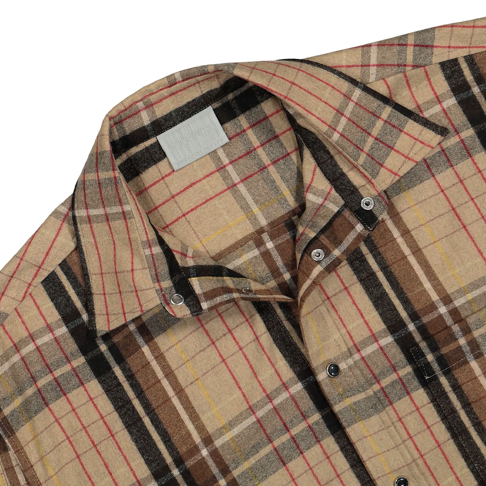 Vtmnts Flannel Sleeveless Shirt