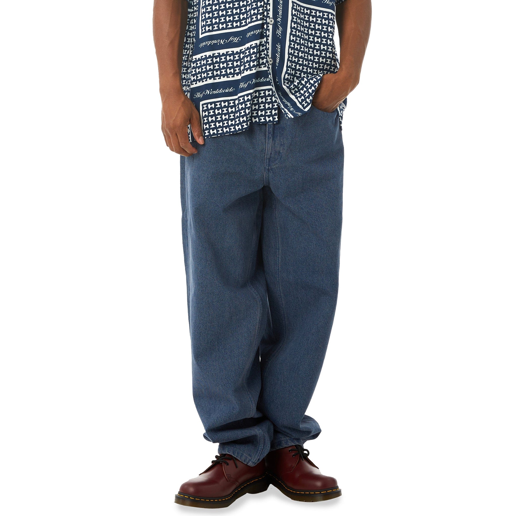 HUF CROMER WASHED PANT (Blue Night)