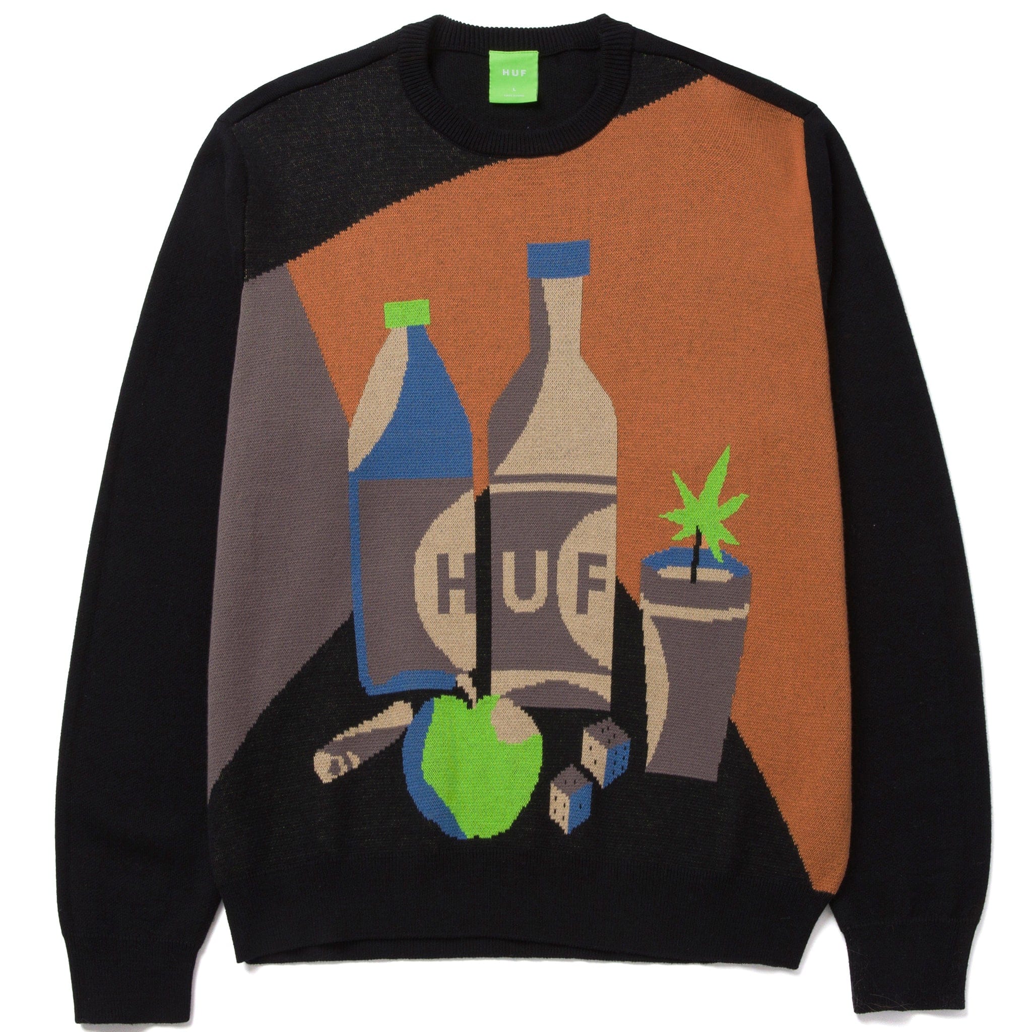 HUF STILL LIFE CREWNECK SWEATER
