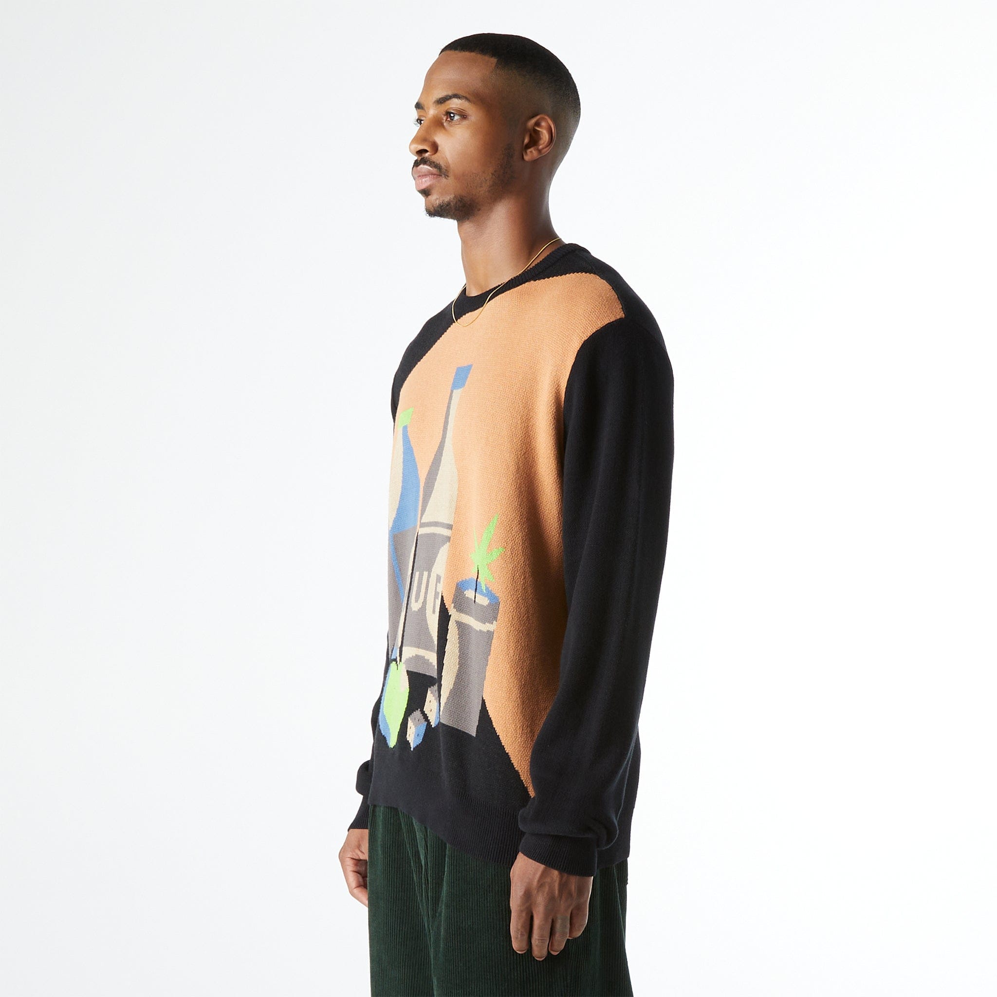 HUF STILL LIFE CREWNECK SWEATER