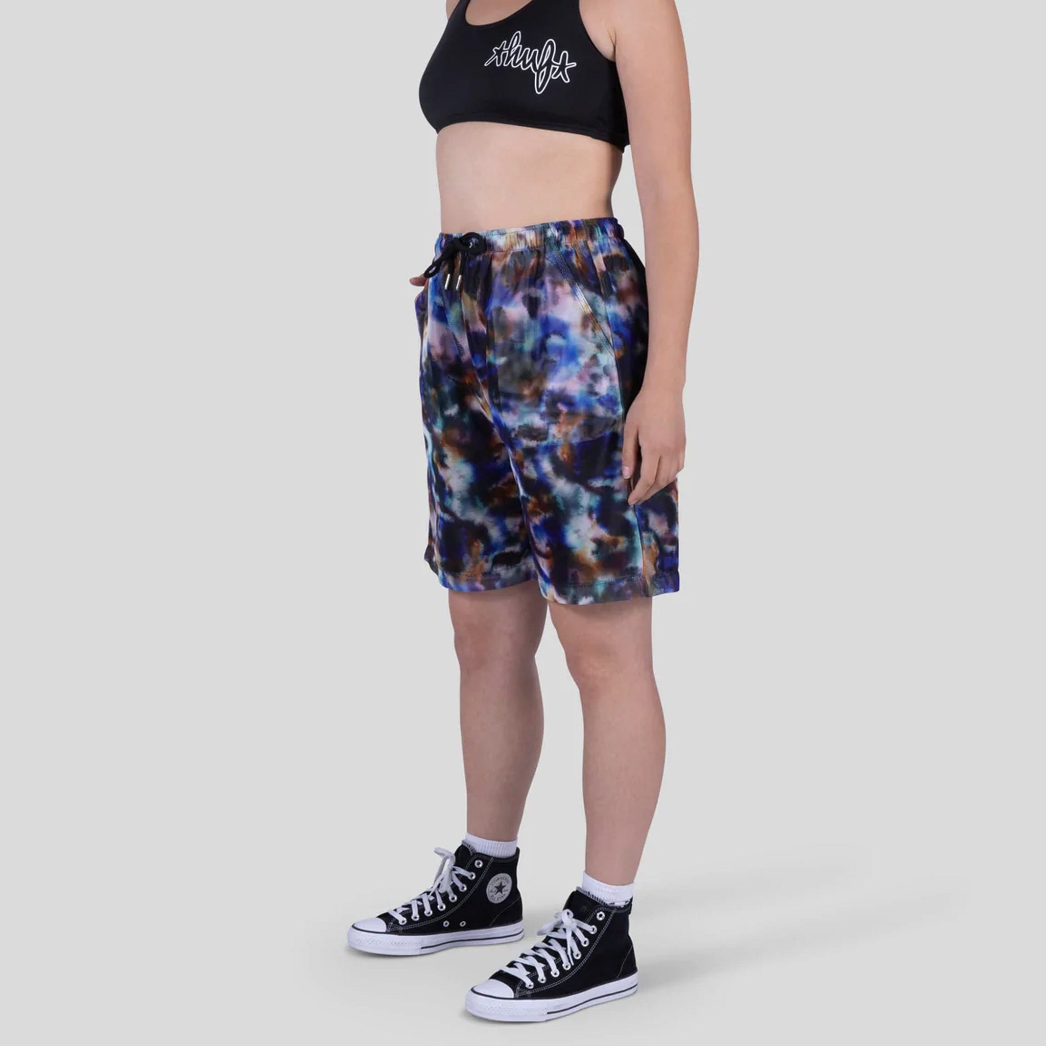 HUF Women's Tiedye Mesh Short