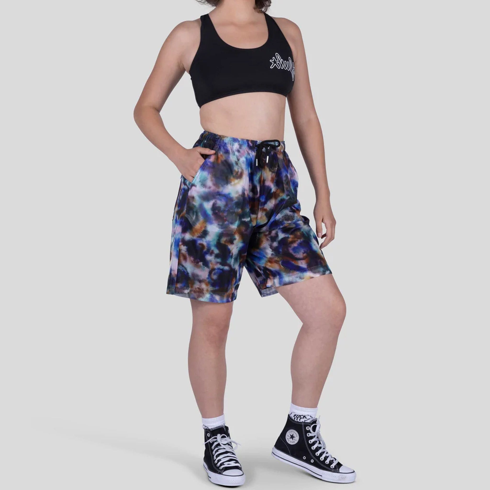 HUF Women's Tiedye Mesh Short