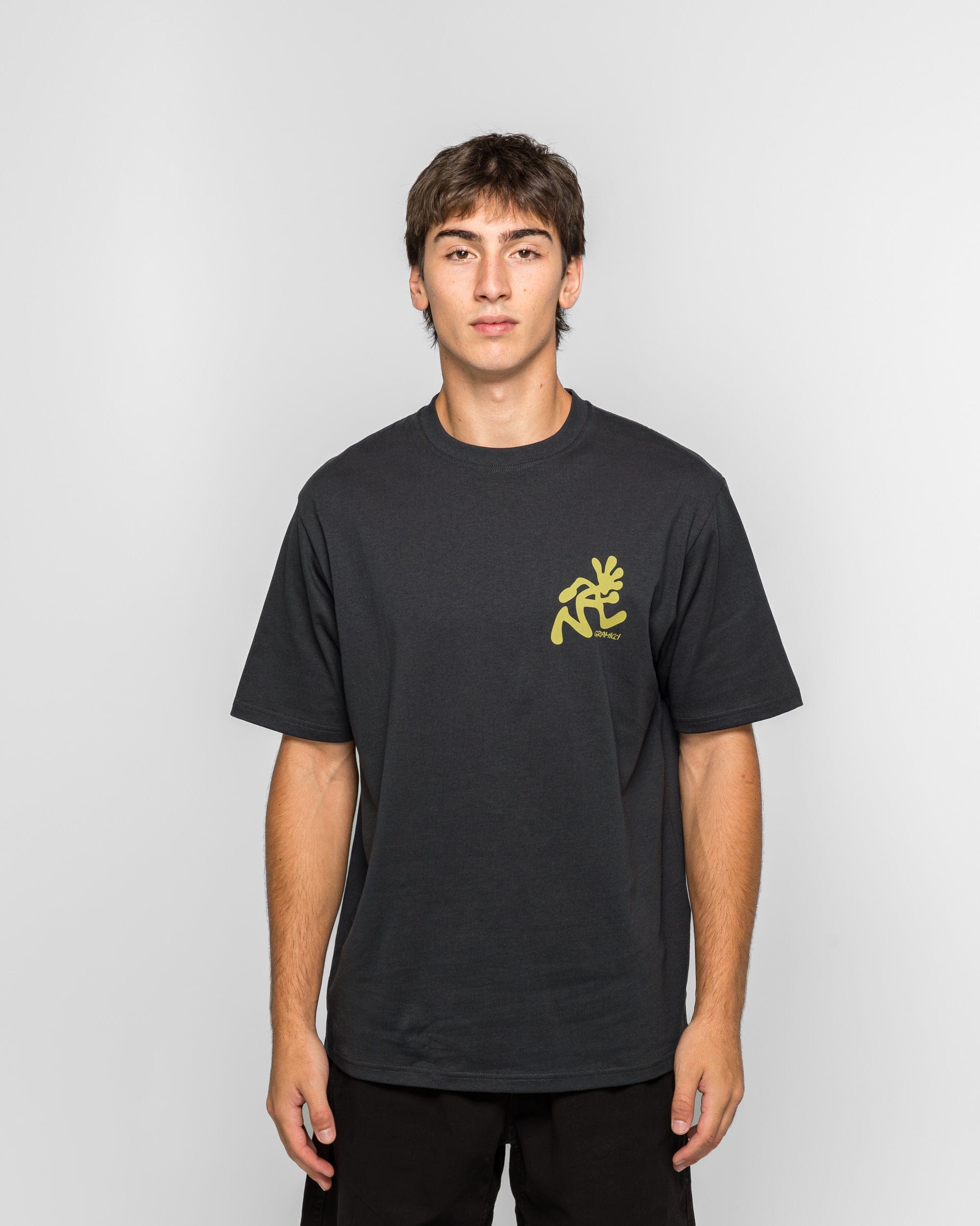 Gramicci Running Man T-Shirt - Vintage Black