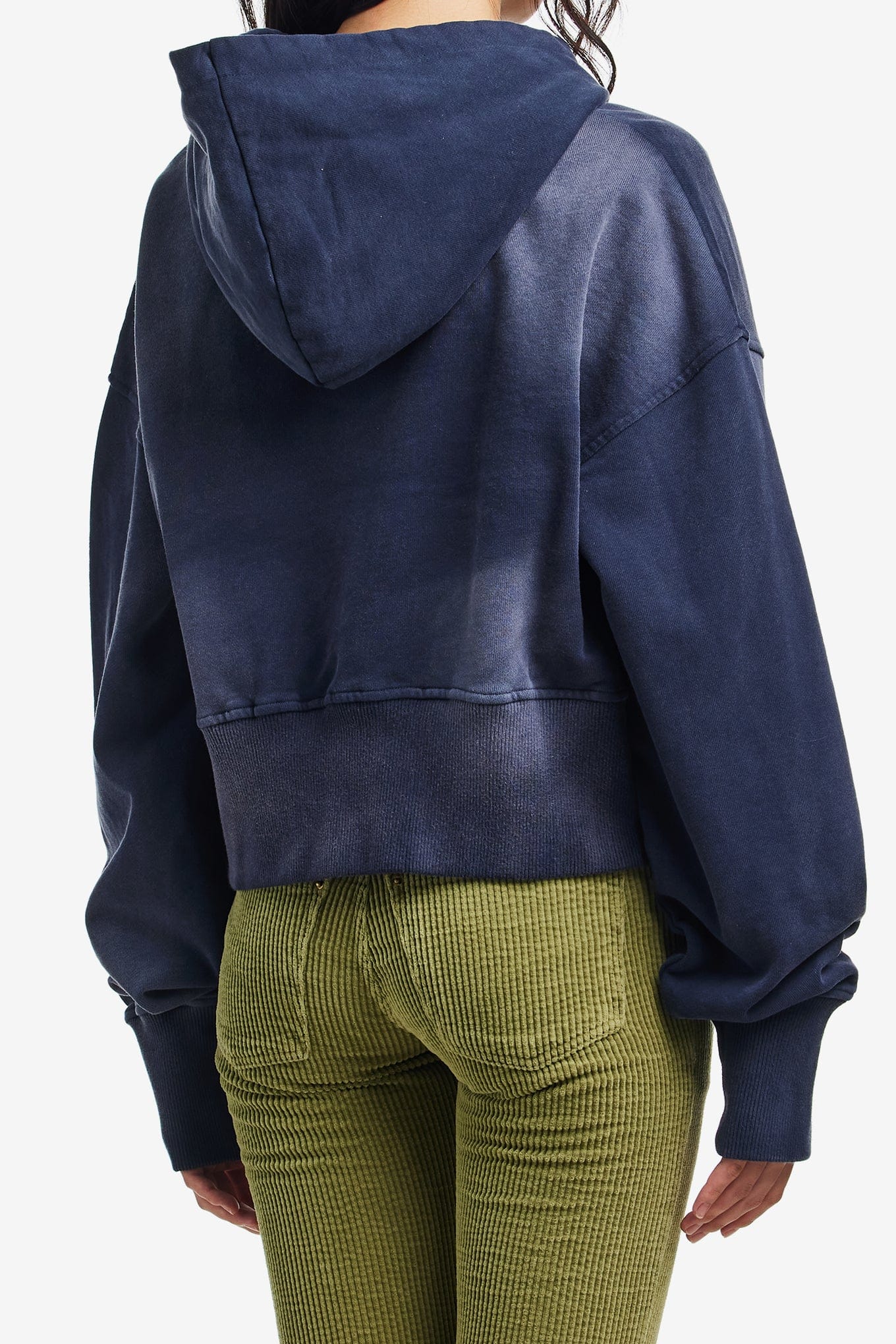 DIME CROPPED ZIP HOODIE