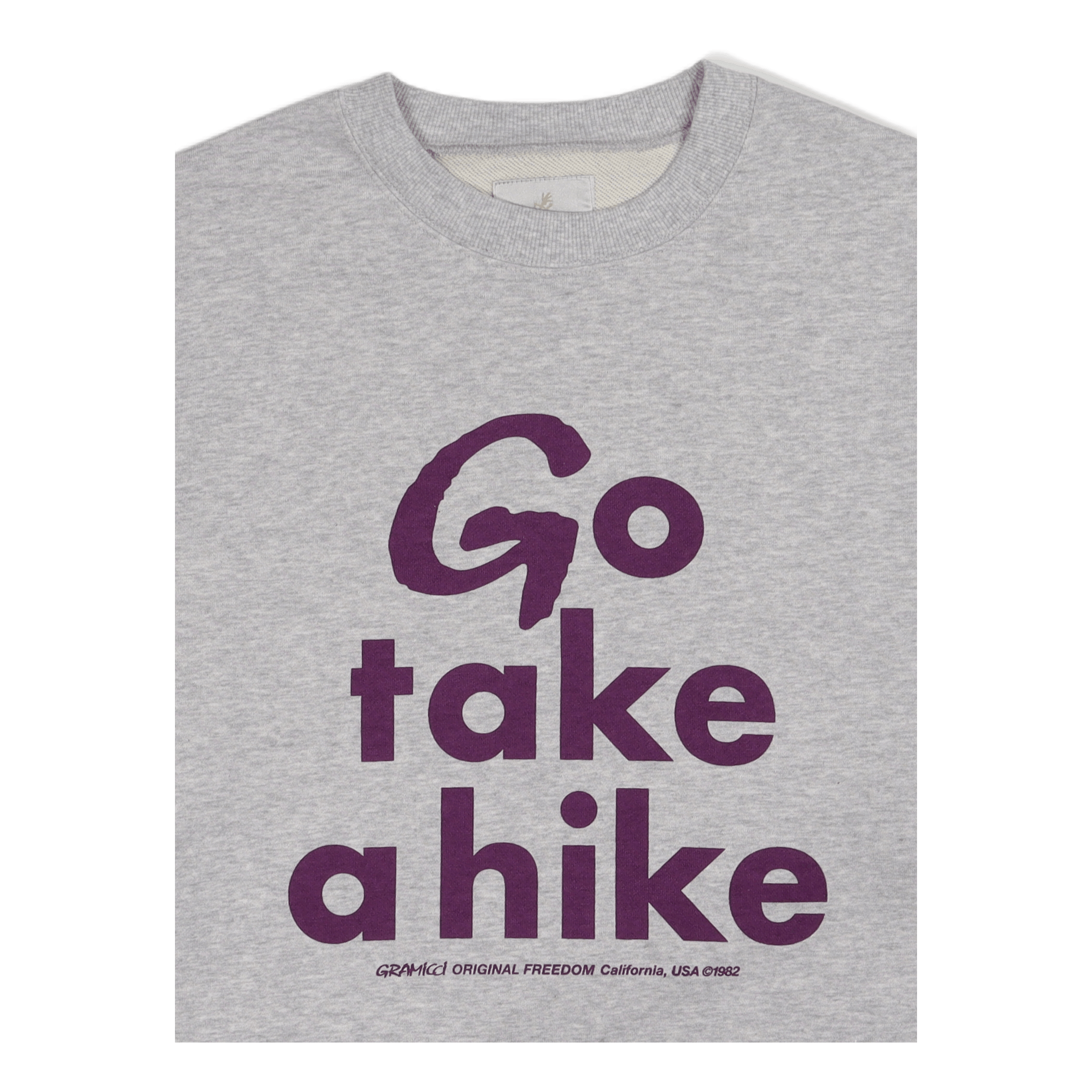Gramicci Take A Hike Sweatshirt Ash Heather