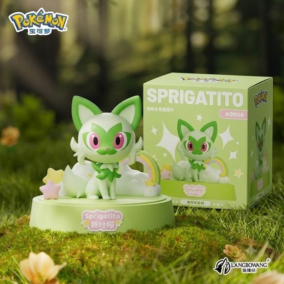 Langbowang Pokemon Aromatherapy Fragrance Series Figure - Sprigatito