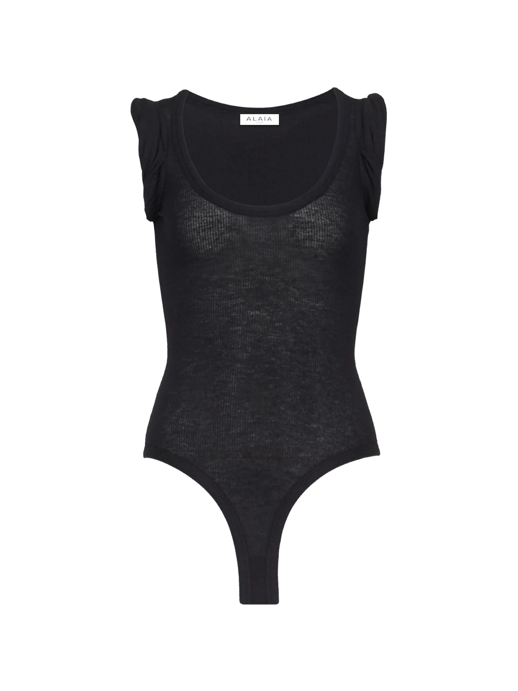 Alaïa ribbed - knit bodysuit