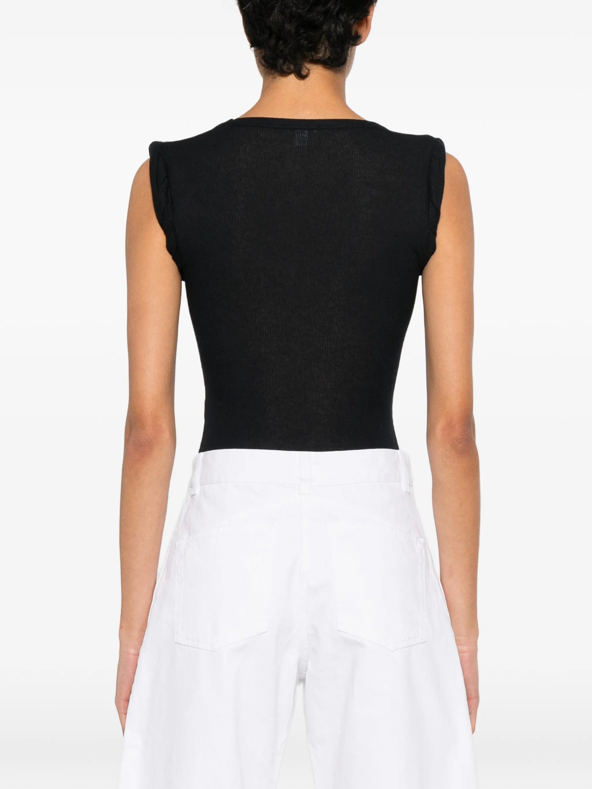 Alaïa ribbed - knit bodysuit
