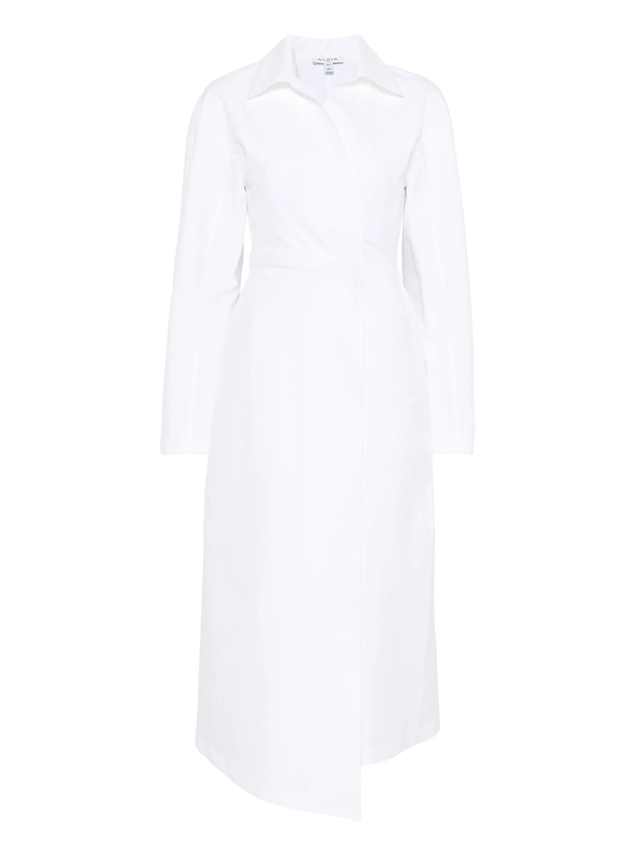 Alaïa wrap midi dress