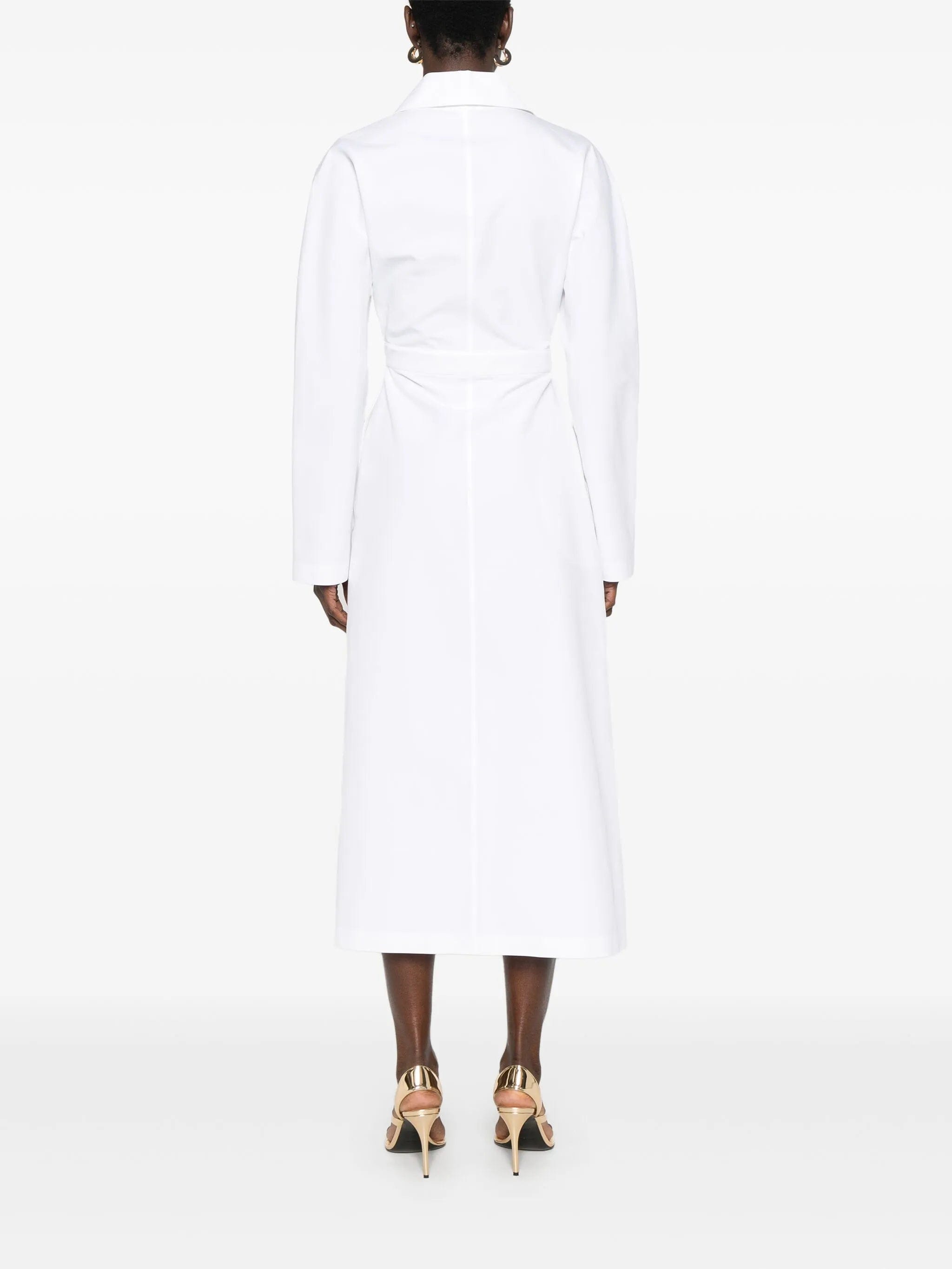 Alaïa wrap midi dress