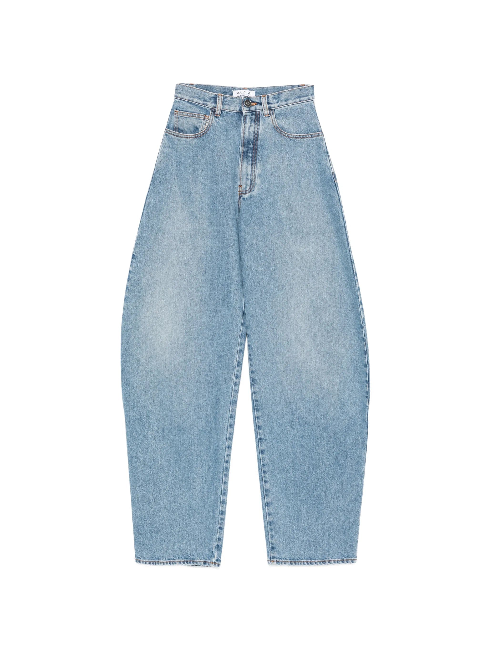 Alaïa barrel - leg jeans
