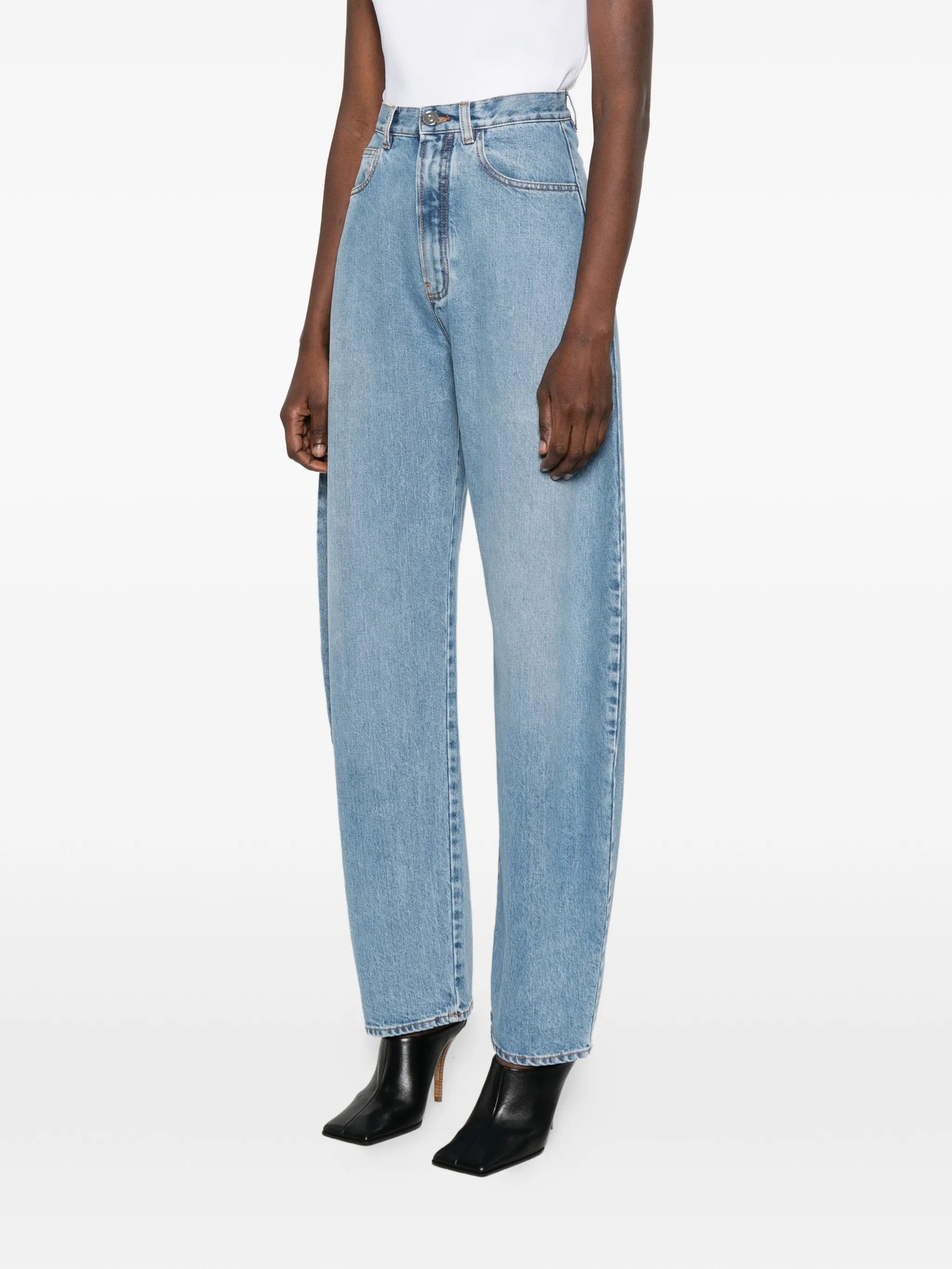 Alaïa barrel - leg jeans