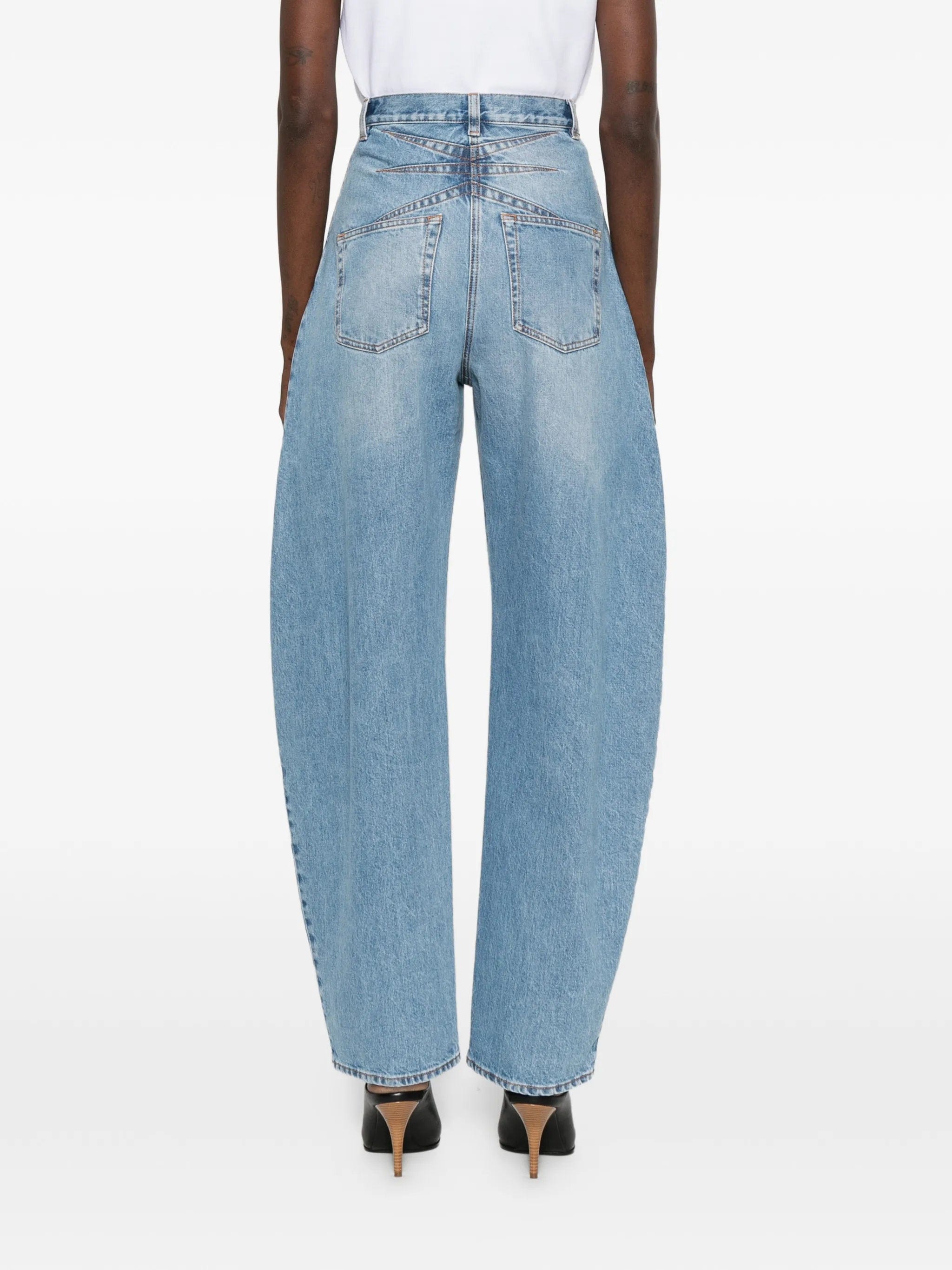 Alaïa barrel - leg jeans