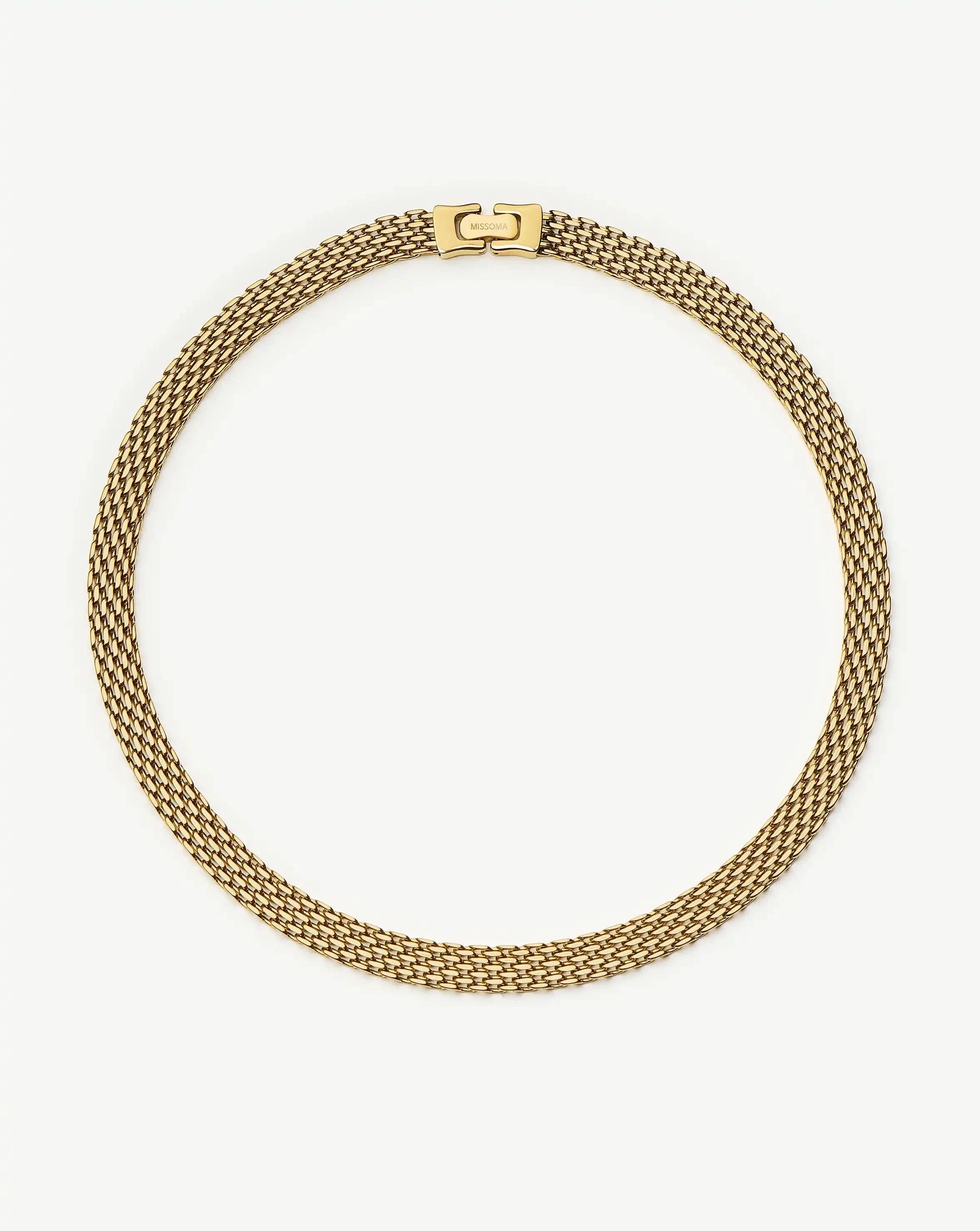 Missoma Heirloom Chain Choker Necklace | 18ct Gold Plated