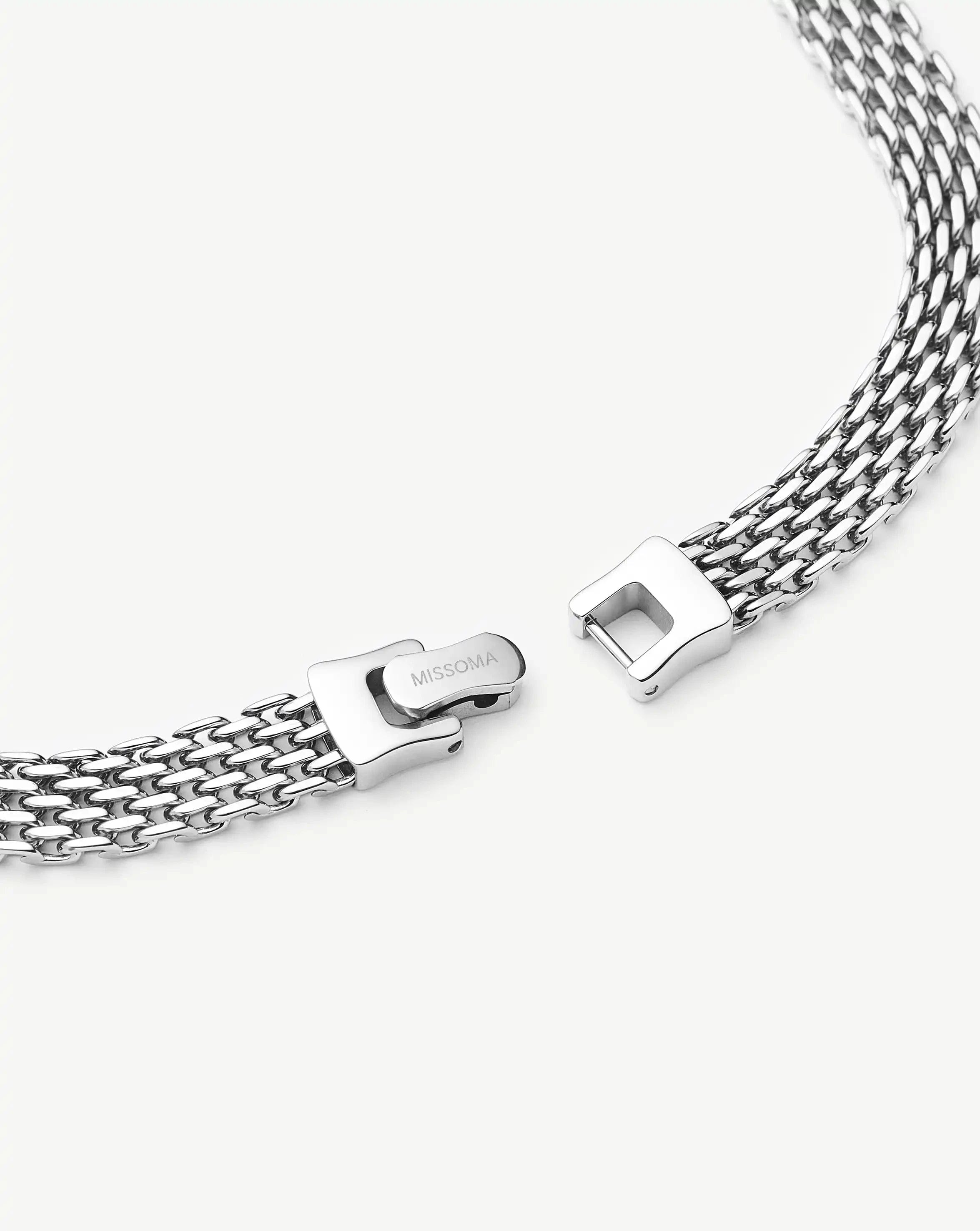 Missoma Heirloom Chain Choker Necklace | Platinum Plated