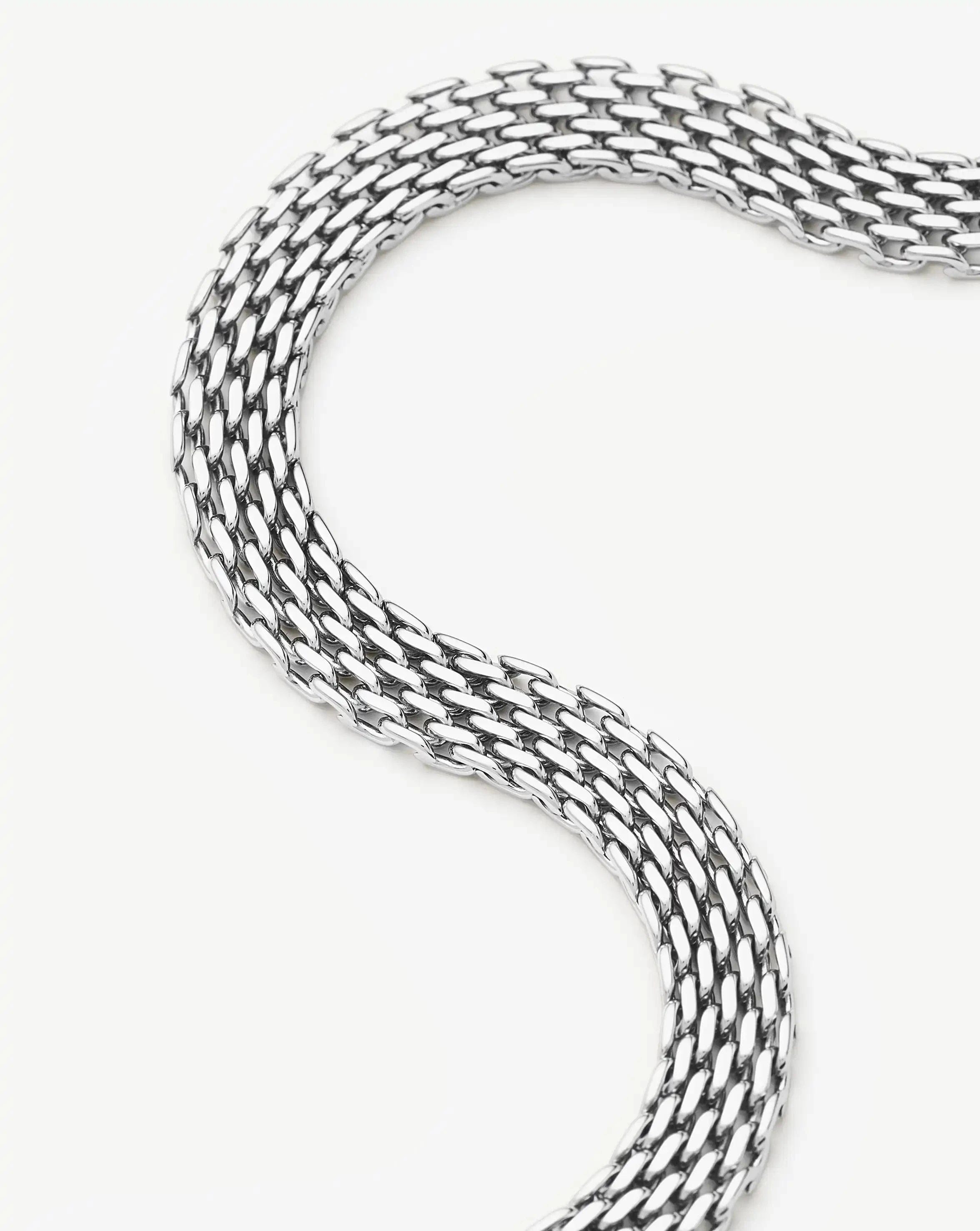 Missoma Heirloom Chain Choker Necklace | Platinum Plated