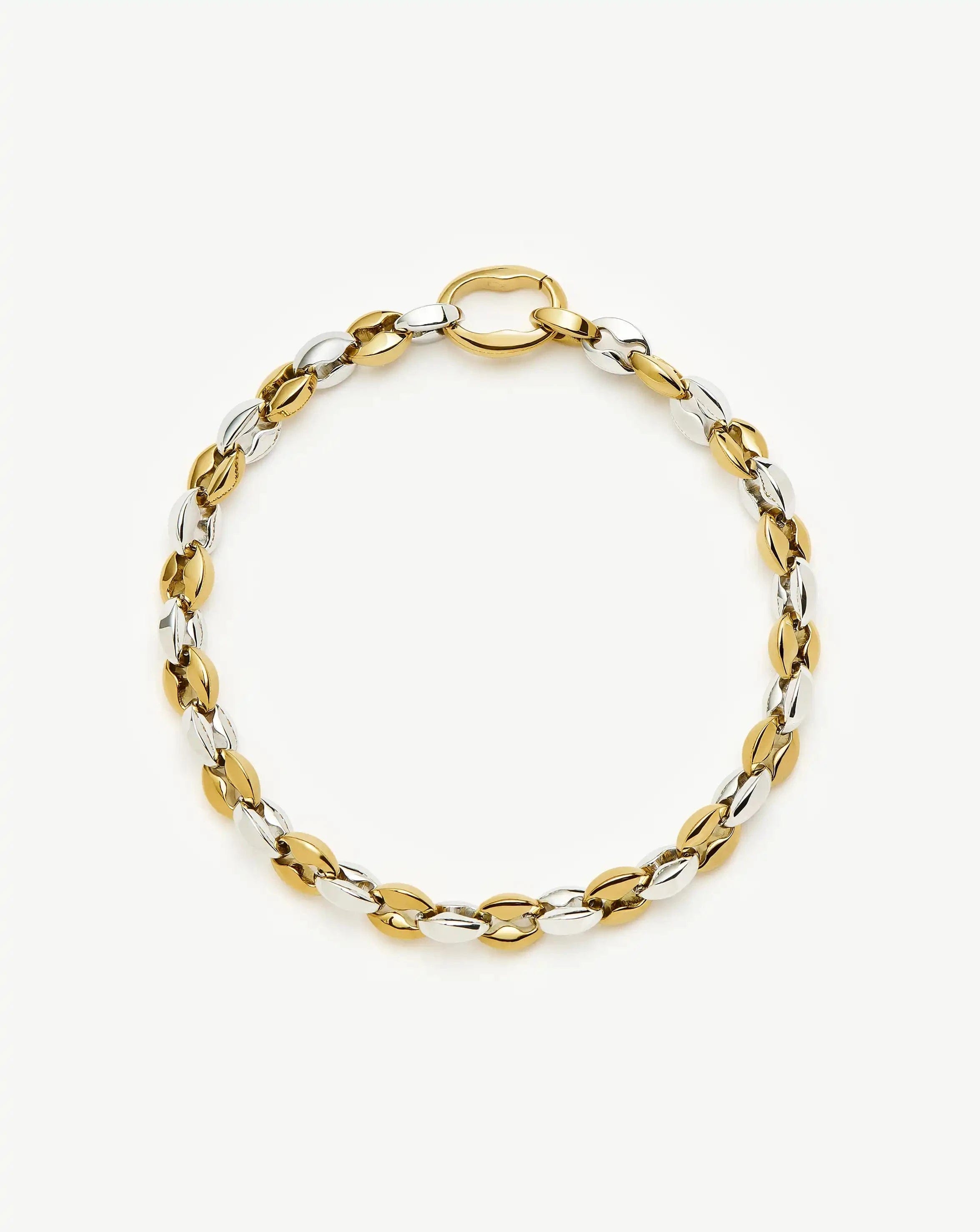 Missoma Mariner Chain Bracelet | 18ct Gold Plated/Platinum Plated
