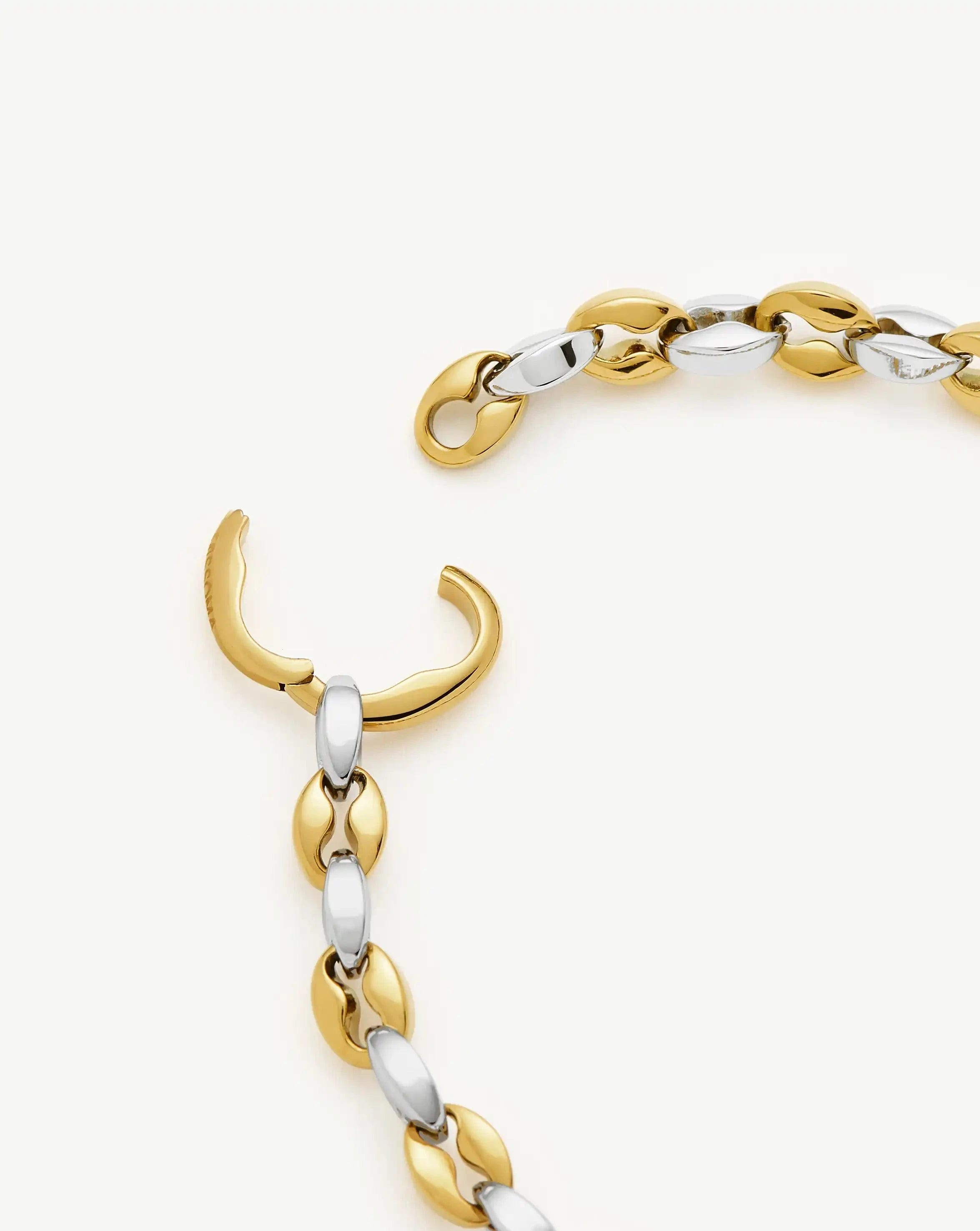 Missoma Mariner Chain Bracelet | 18ct Gold Plated/Platinum Plated