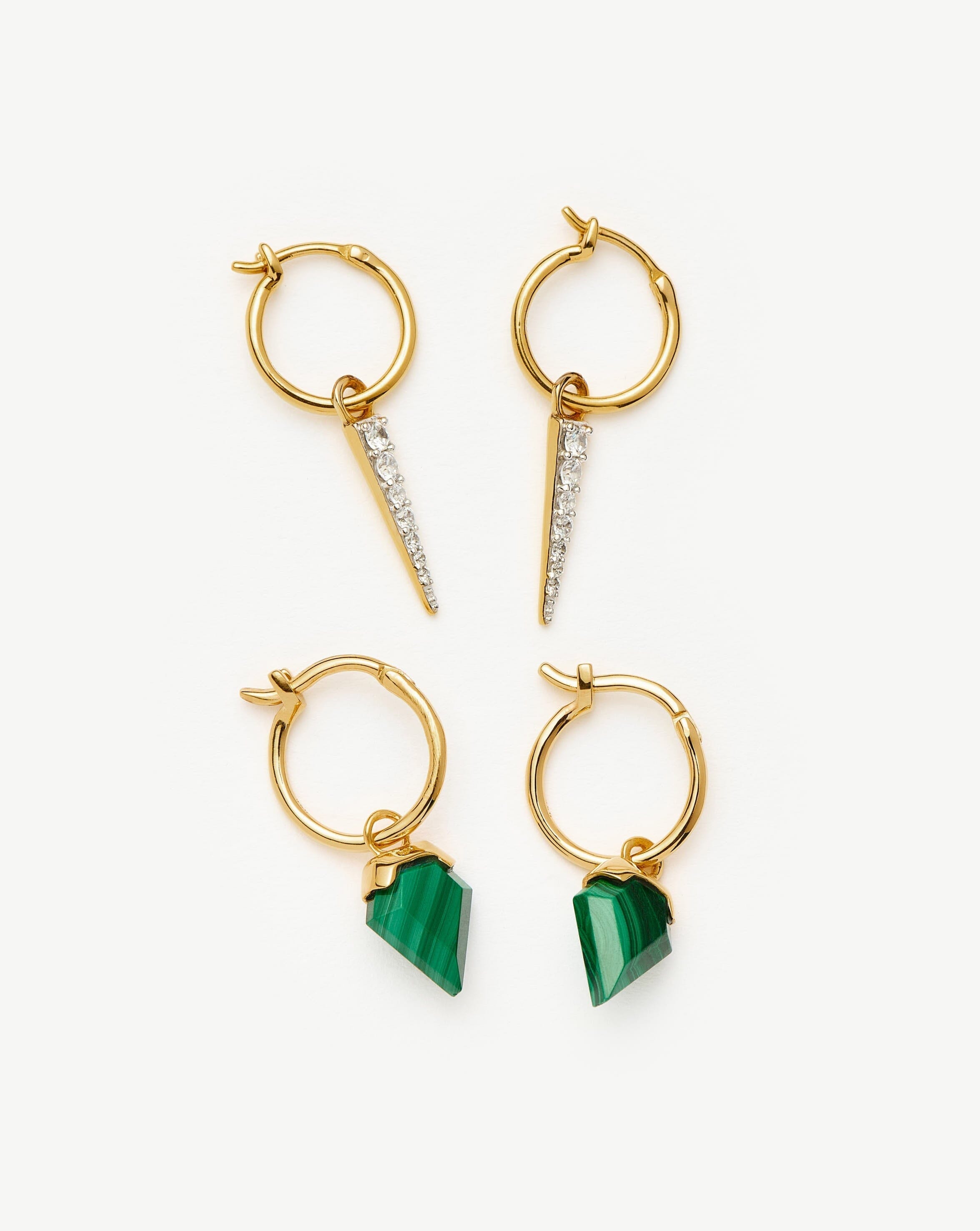 Missoma The Turn on the Charm Earring Set