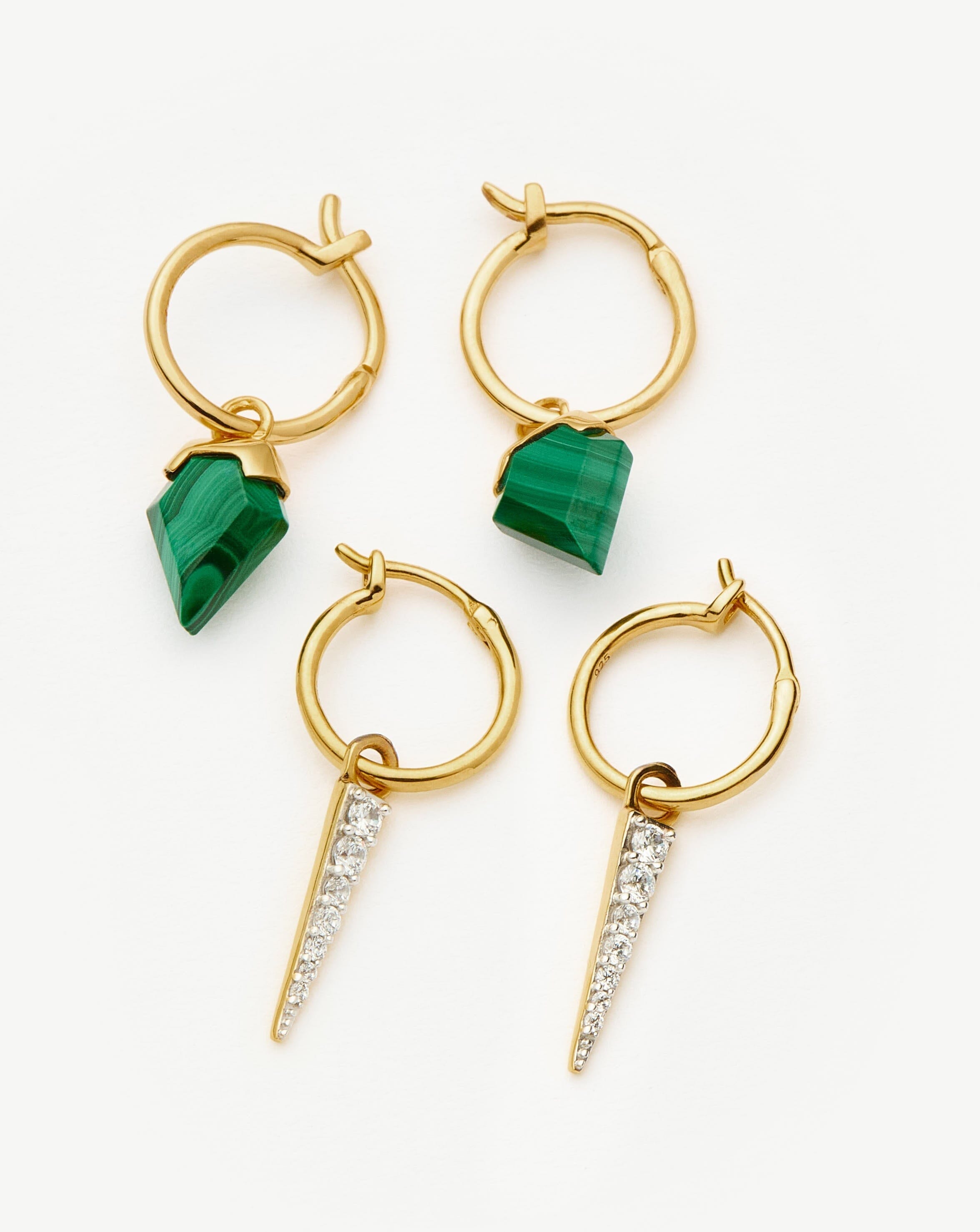 Missoma The Turn on the Charm Earring Set