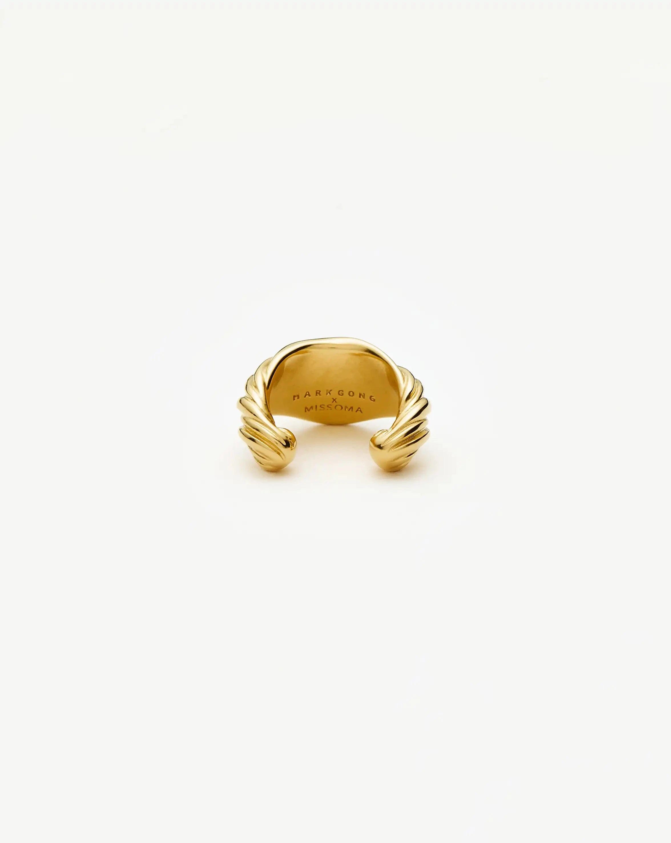 Missoma MARKGONG Draped Ear Cuff | 18ct Gold Plated
