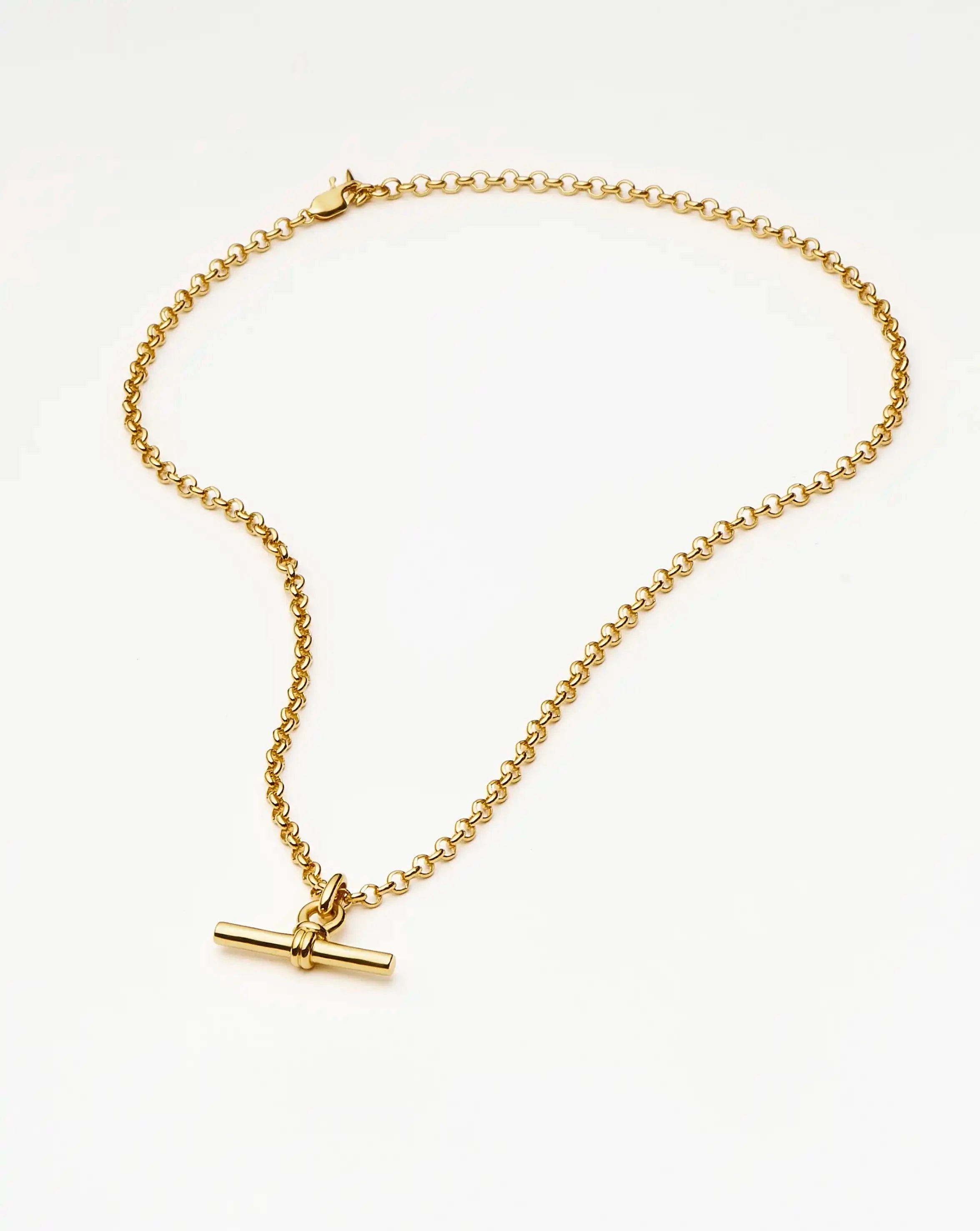 Missoma Chunky T - Bar Chain Necklace | 18ct Gold Plated