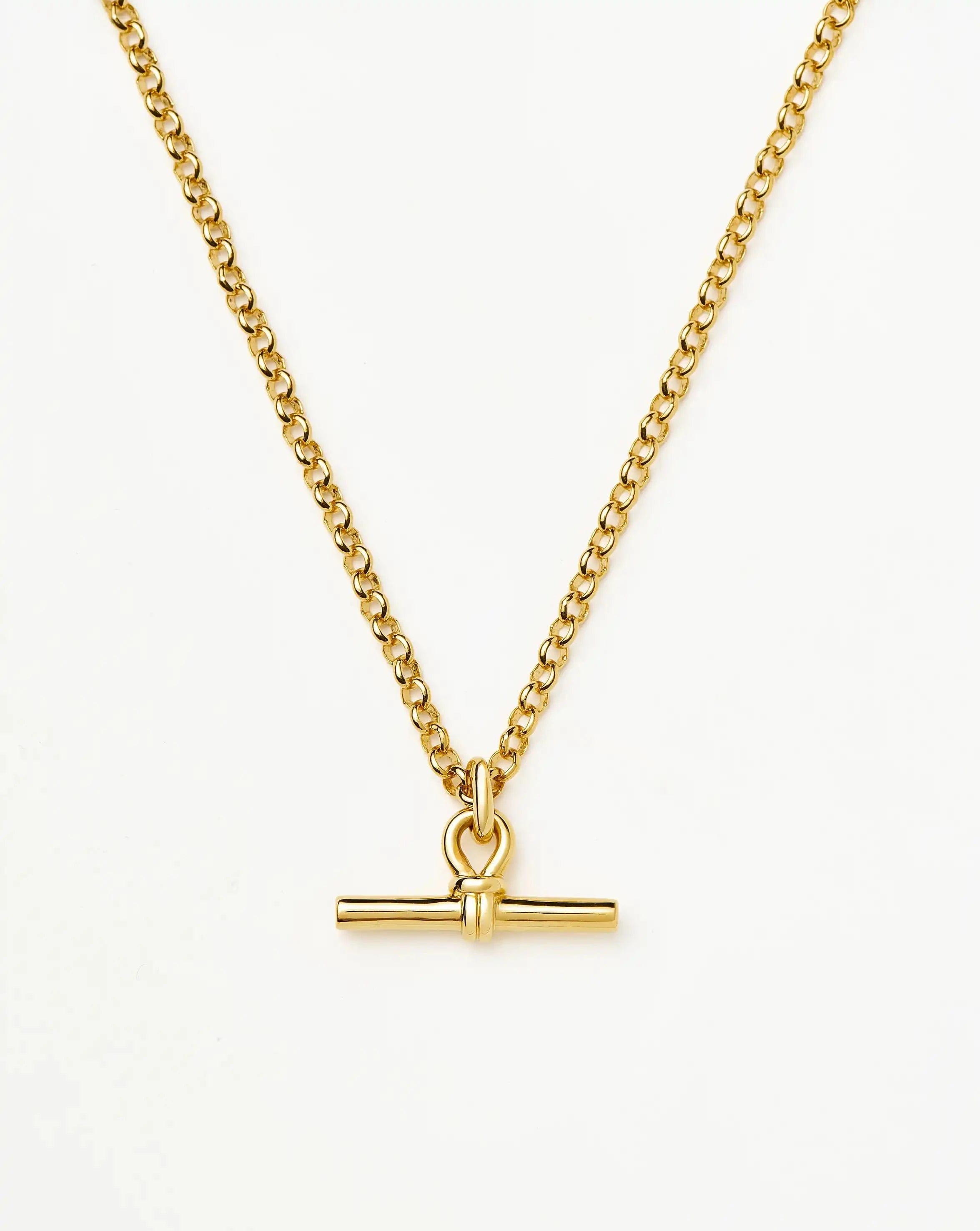 Missoma Chunky T - Bar Chain Necklace | 18ct Gold Plated