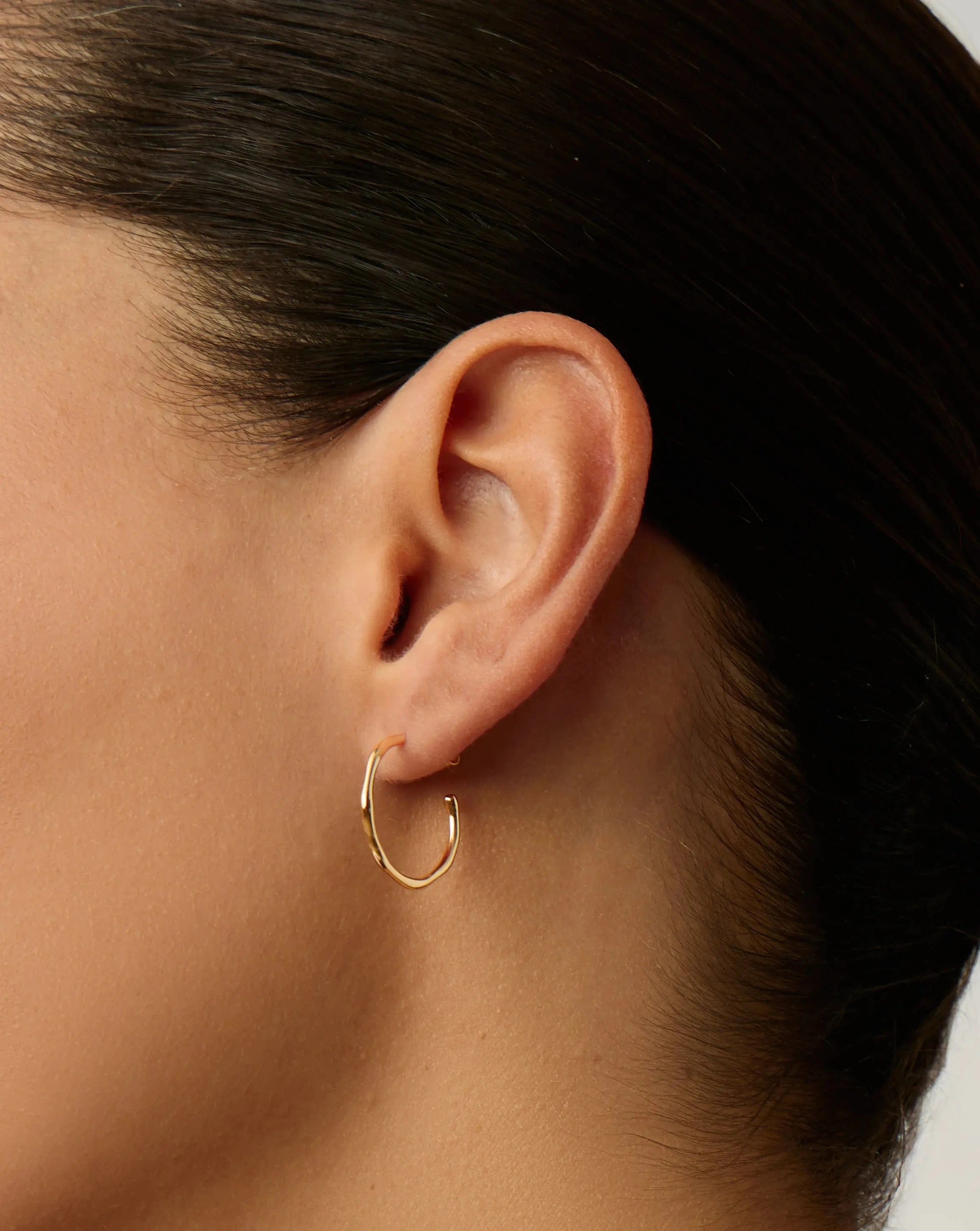 Missoma Small Molten Hoop Earrings