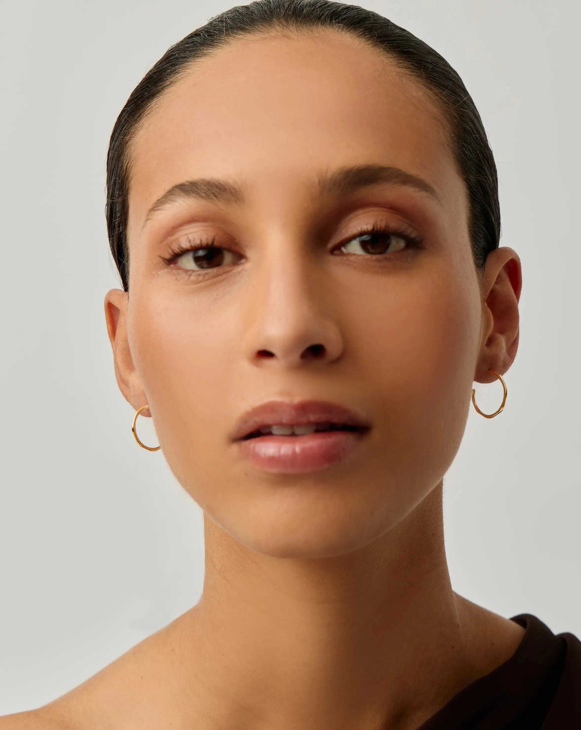 Missoma Small Molten Hoop Earrings