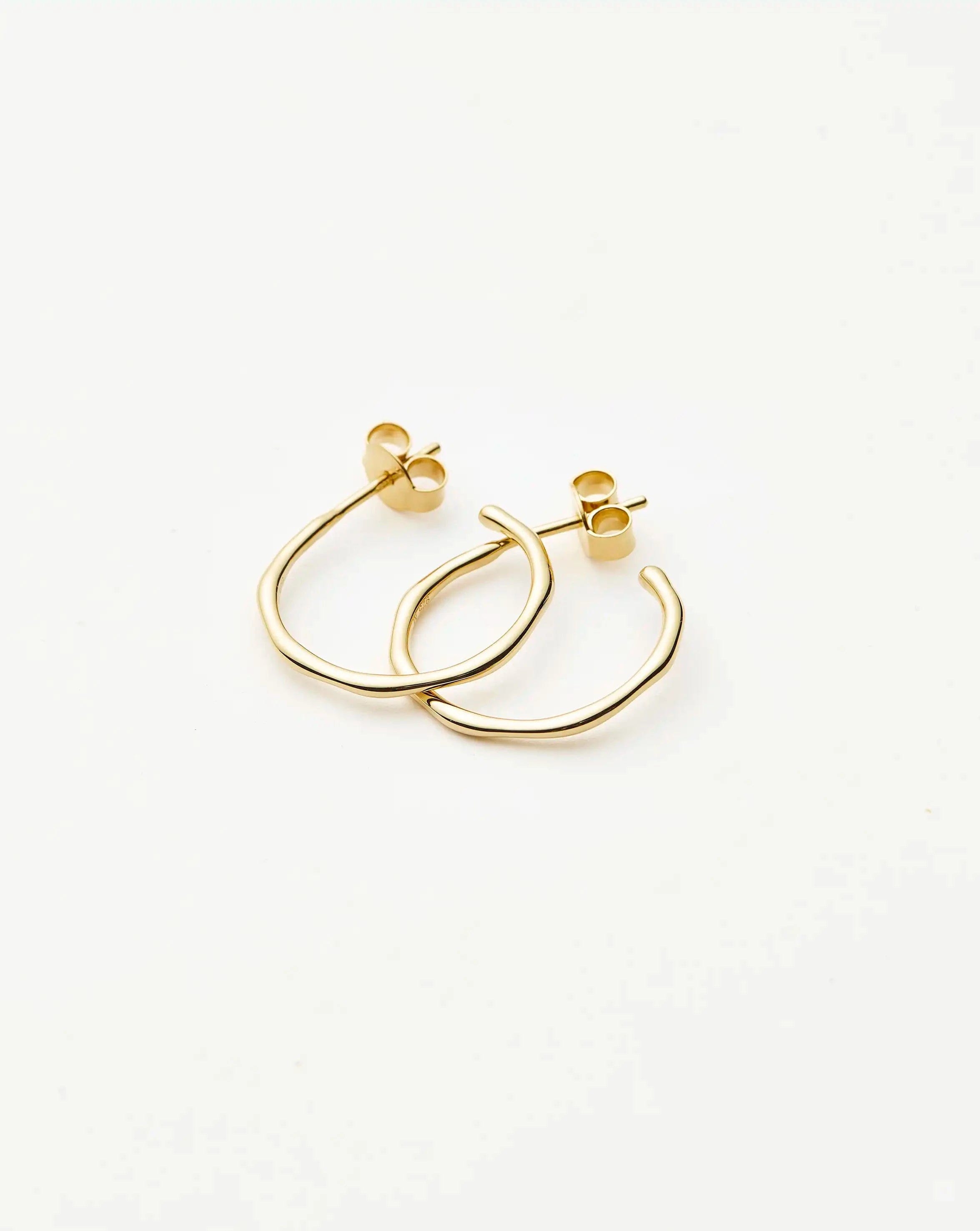 Missoma Small Molten Hoop Earrings