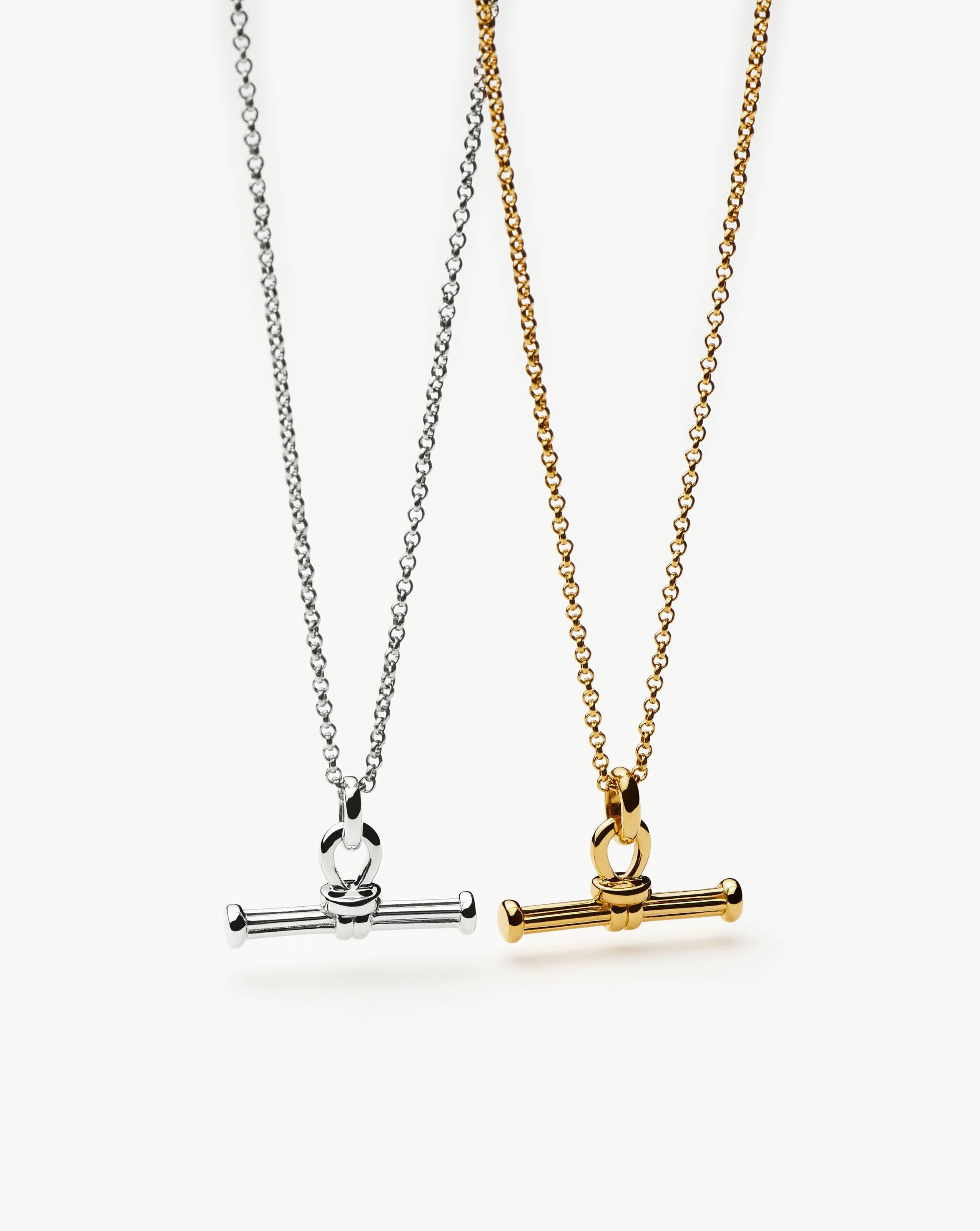 Missoma Ridge T - Bar Chain Necklace | 18ct Gold Plated