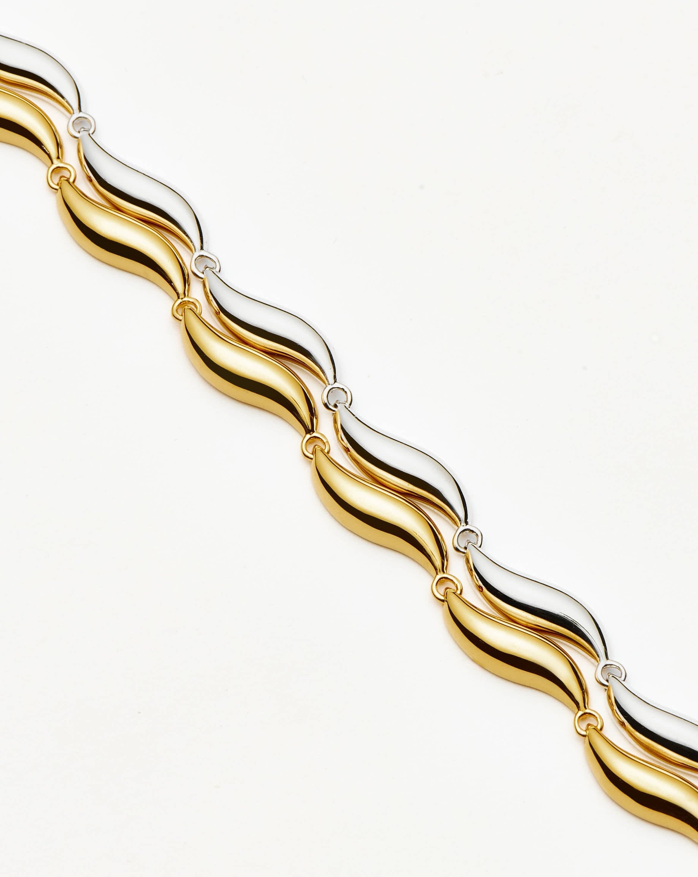 Missoma Savi Signature Link Chain Necklace | 18ct Gold Plated