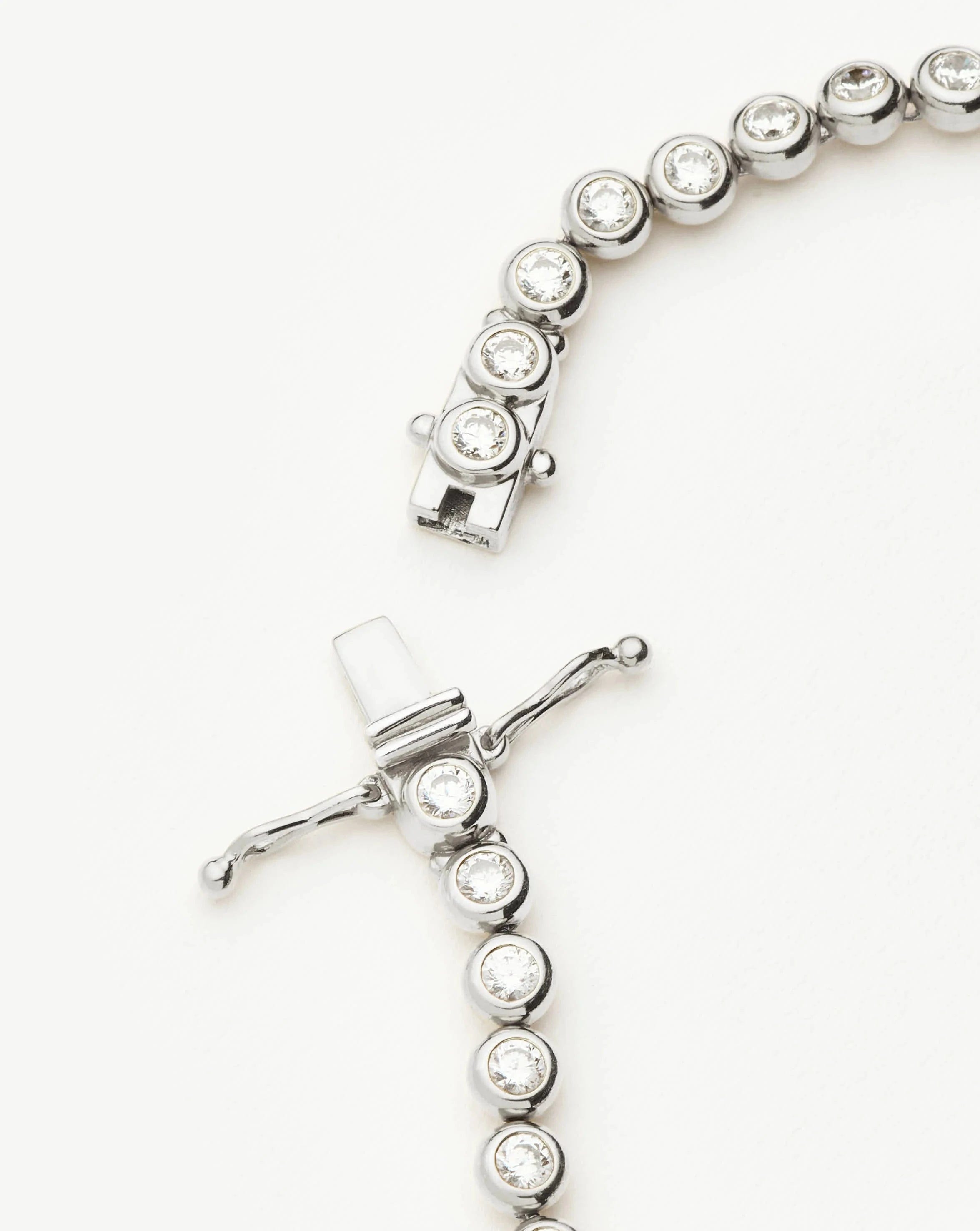 Missoma Tennis Round Bracelet | Sterling Silver Cubic Zirconia
